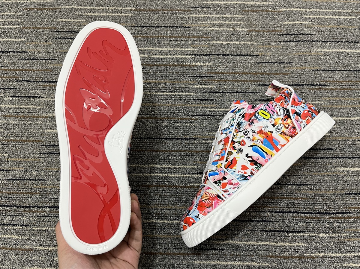 Men C*hristian L*ouboutin Low Top Sneakers