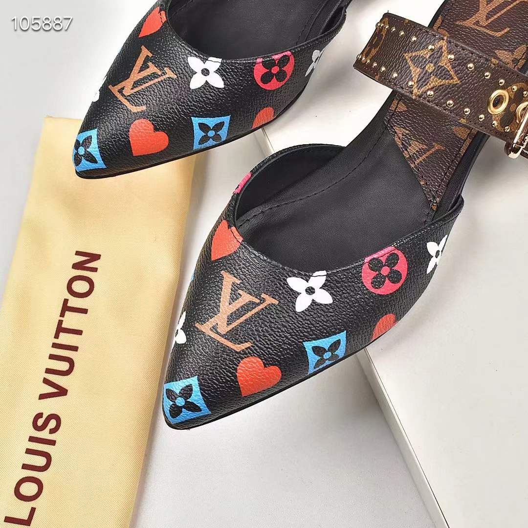 Women L*ouis V*uitton Top Slippers