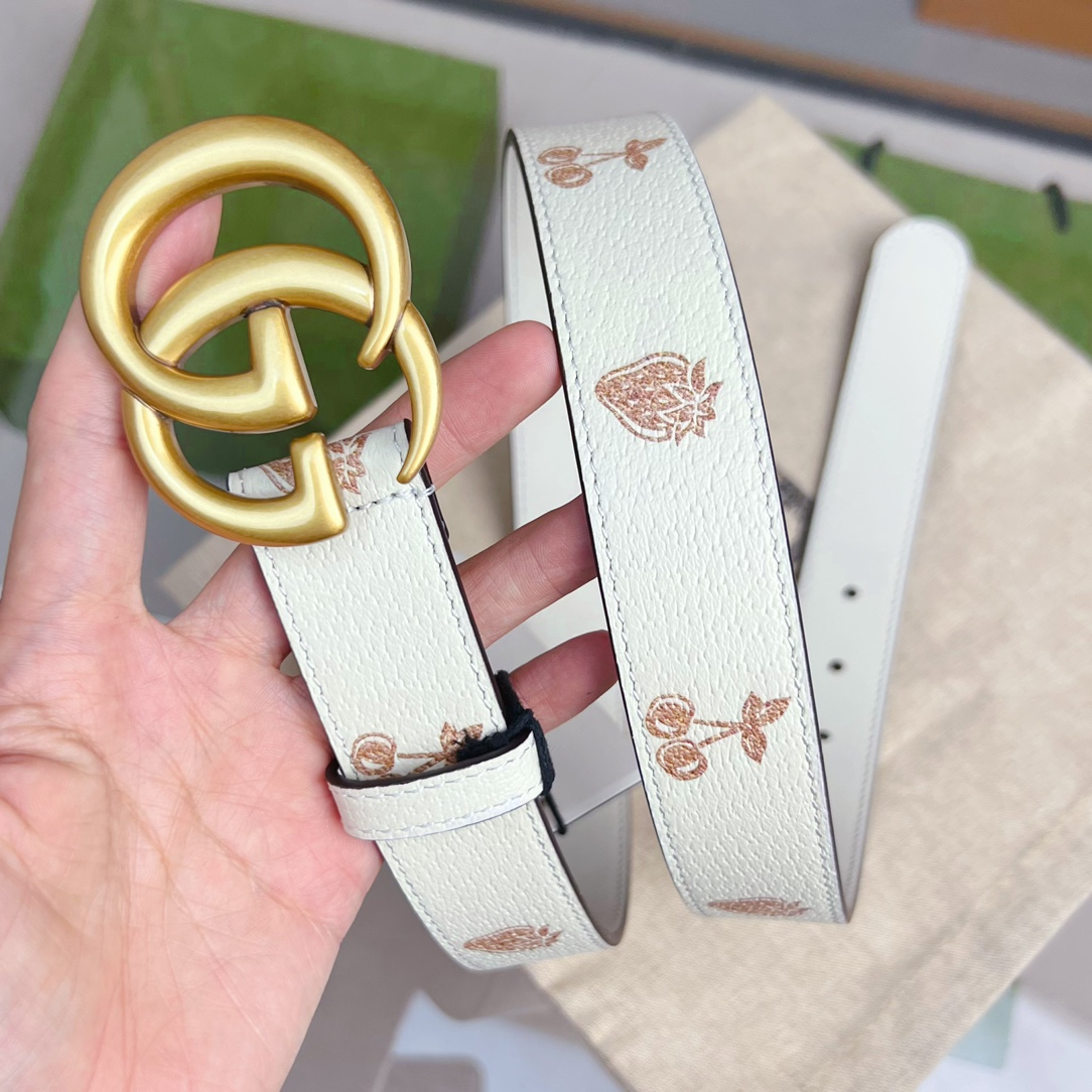 G*ucci Belts Top Quality 30MM