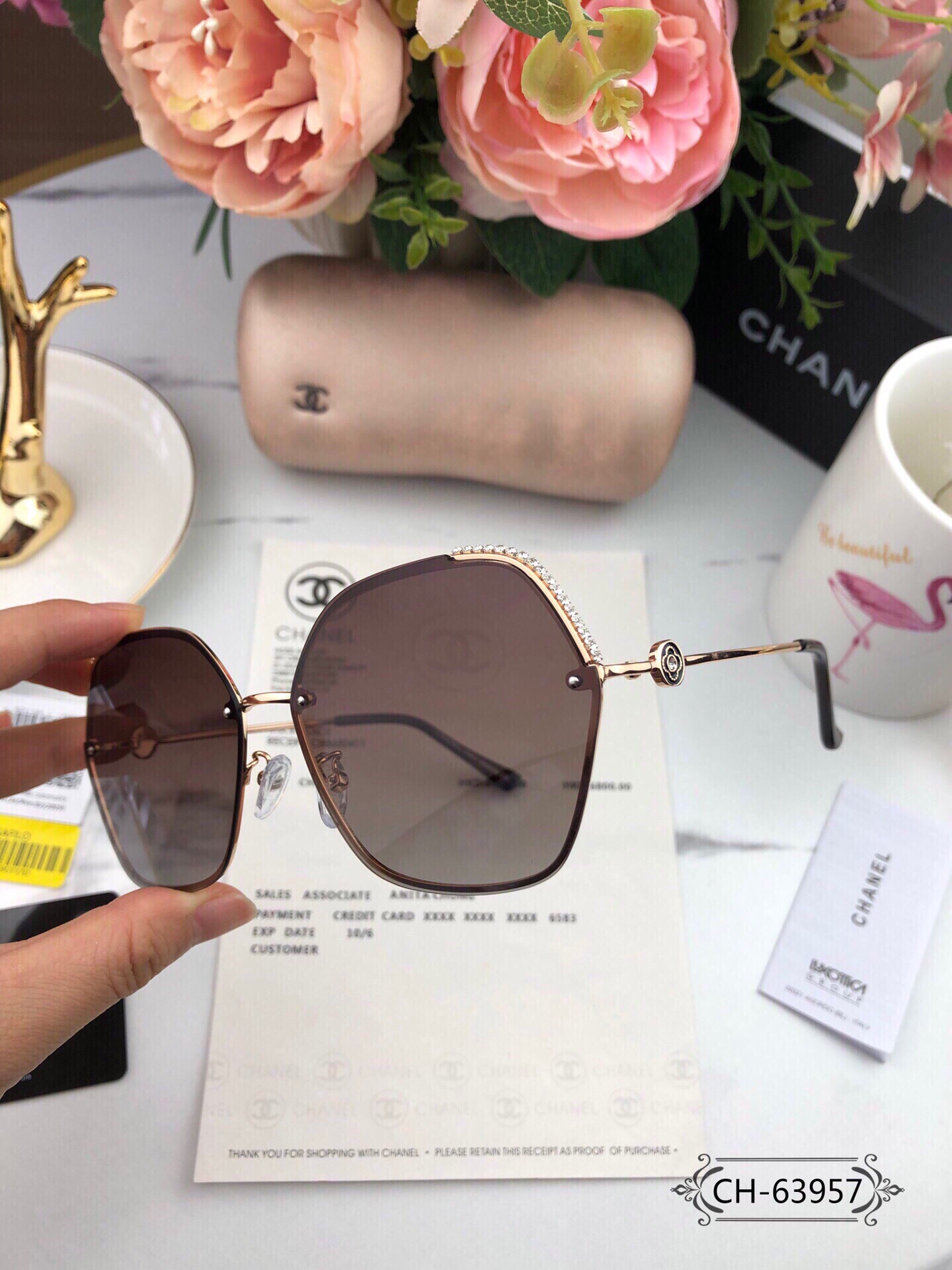 C*hanel Glasses Top