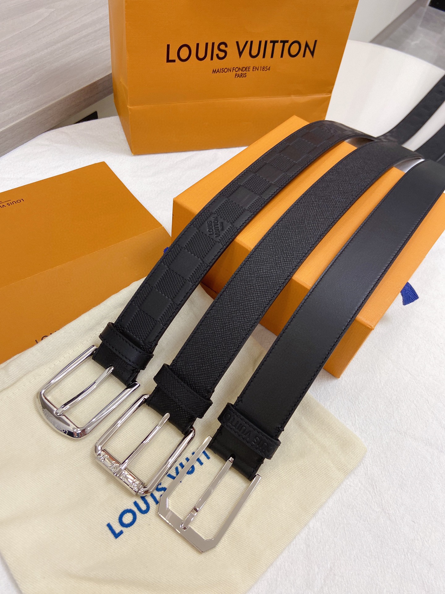 L*ouis V*uitton Belts Top Quality 35MM