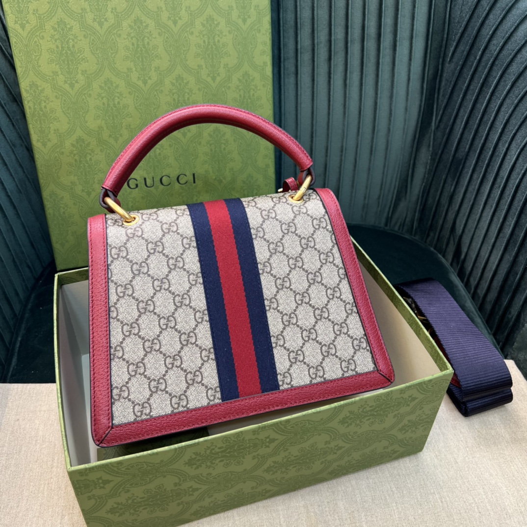 G*ucci Bag Top Quality 25.5*17.5*13CM