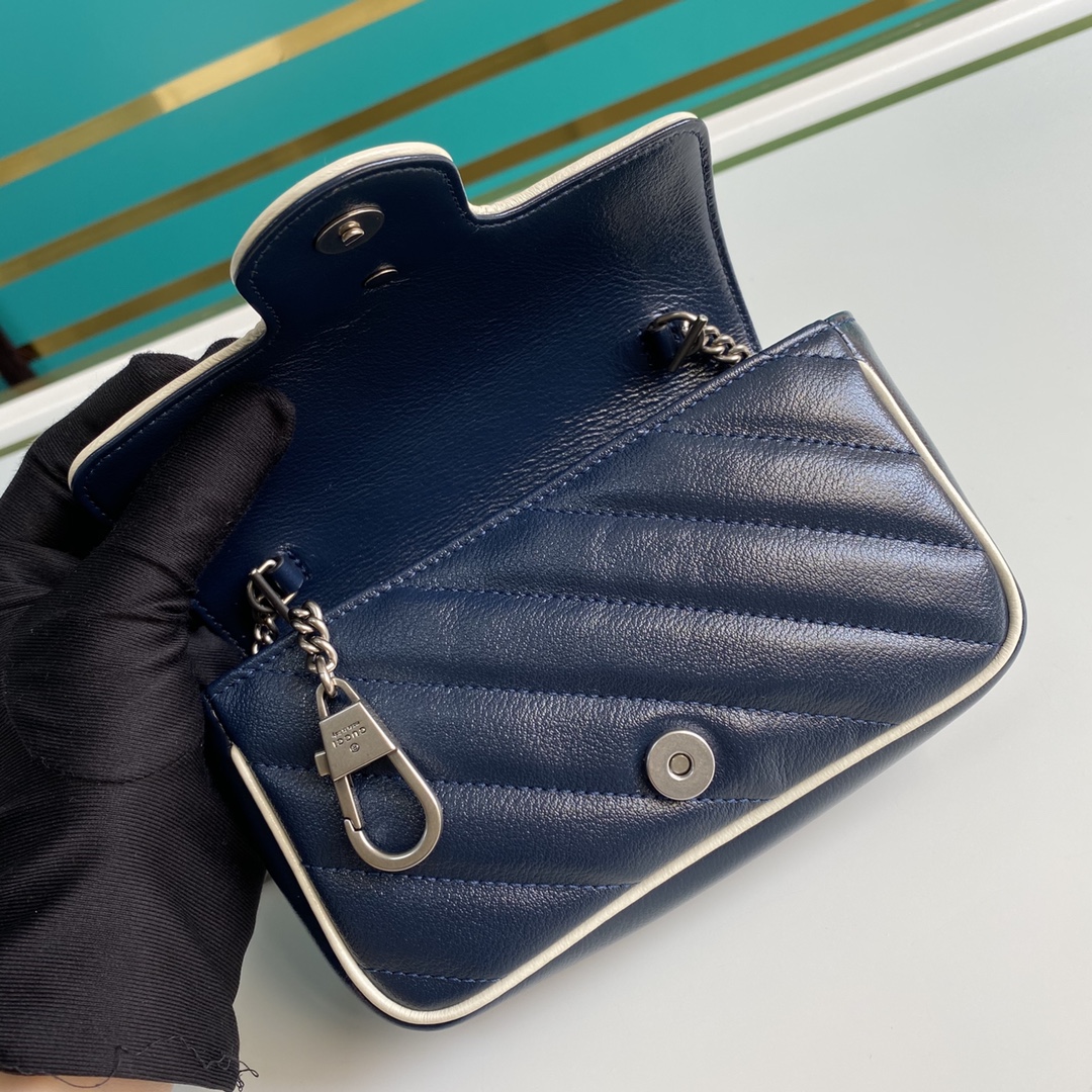 G*ucci Bag Top Quality 16.5*10.2*5.1cm