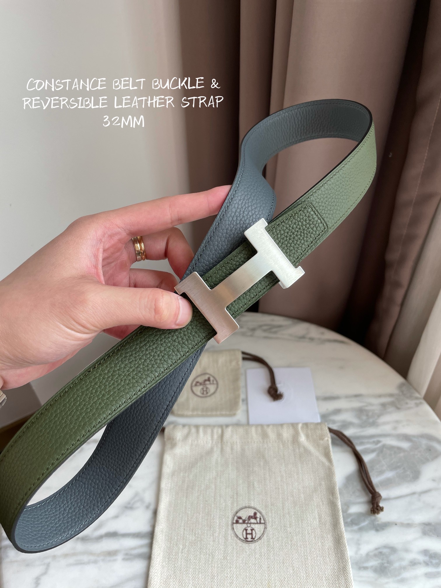 H*ermes Belts Top Quality 32mm