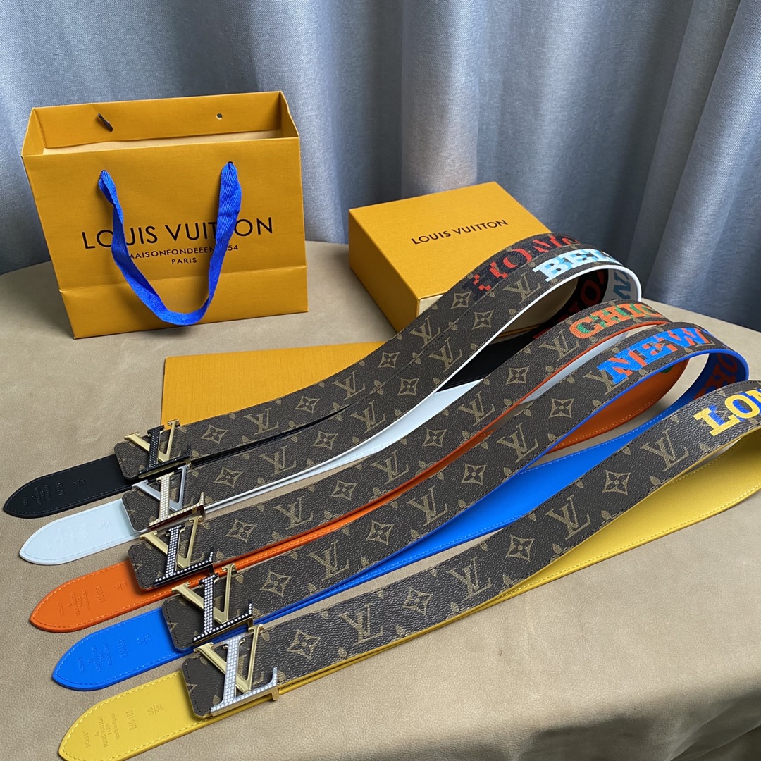 L*ouis V*uitton Belts Top Quality 40MM