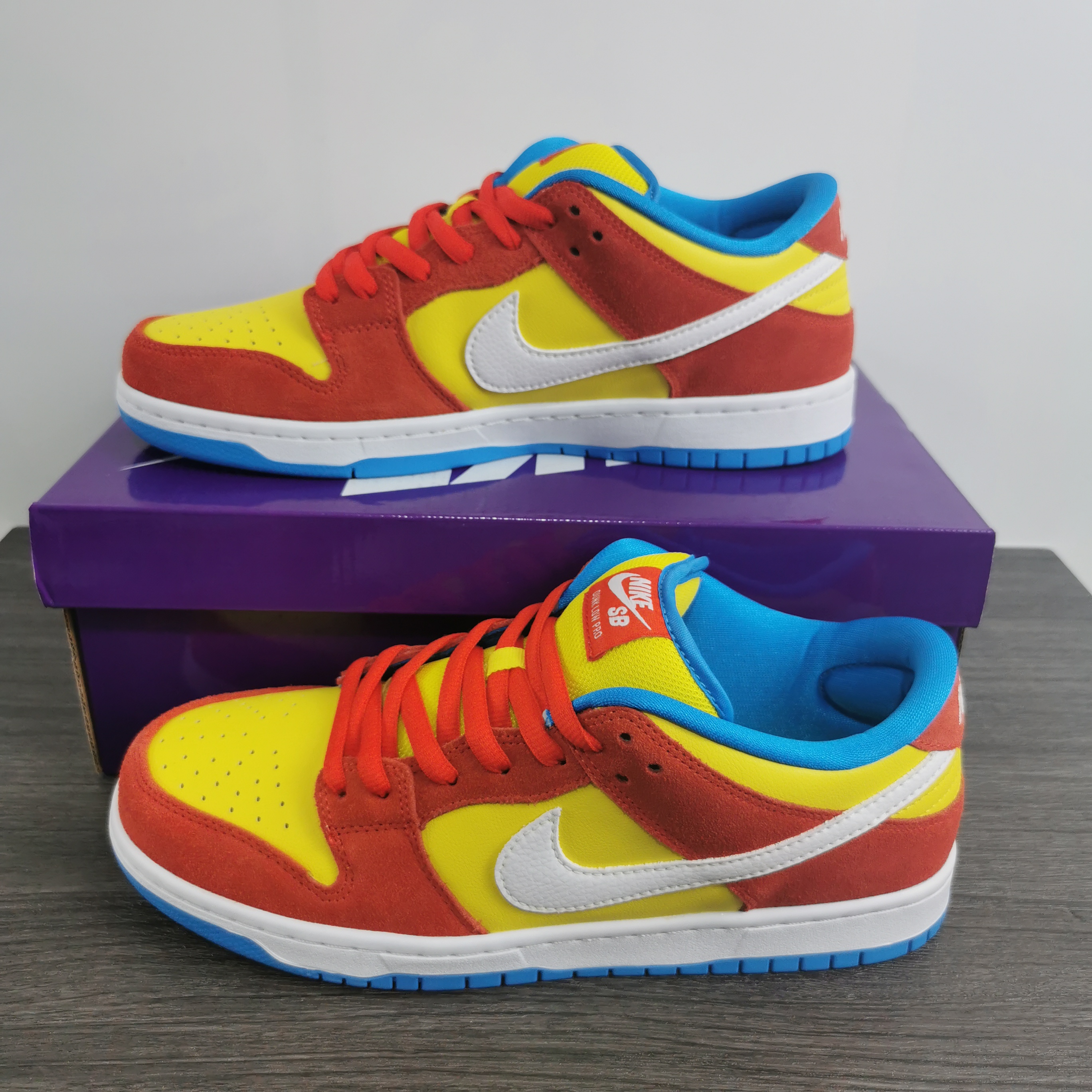 from NIKE DUNK LOW Bart Simpson BQ6817-602