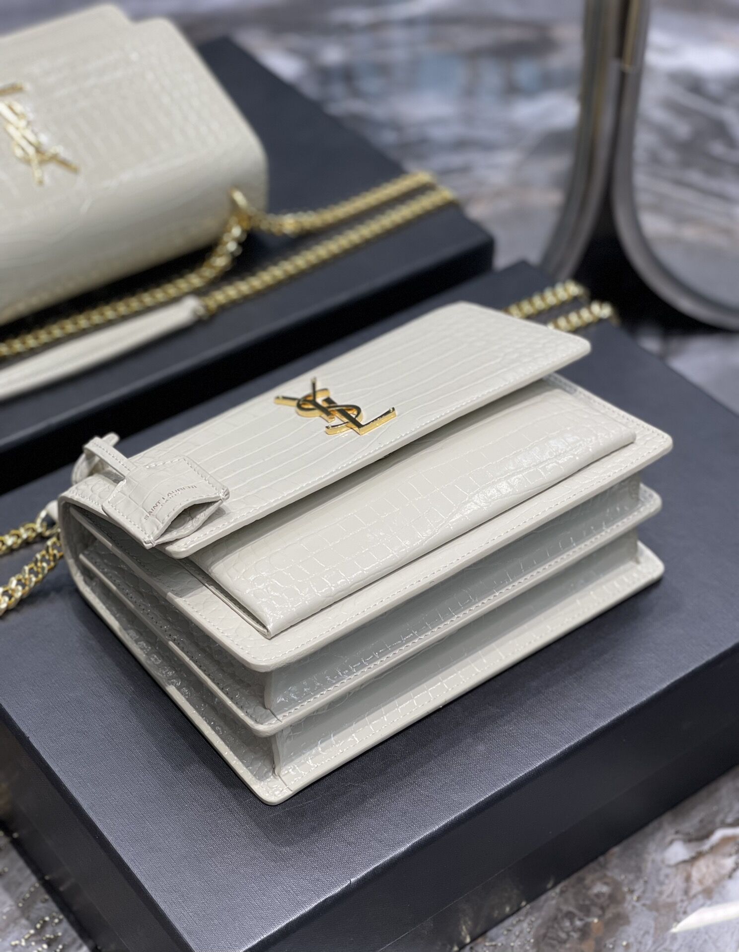 Y*SL Bag Top Quality 22*8*16CM