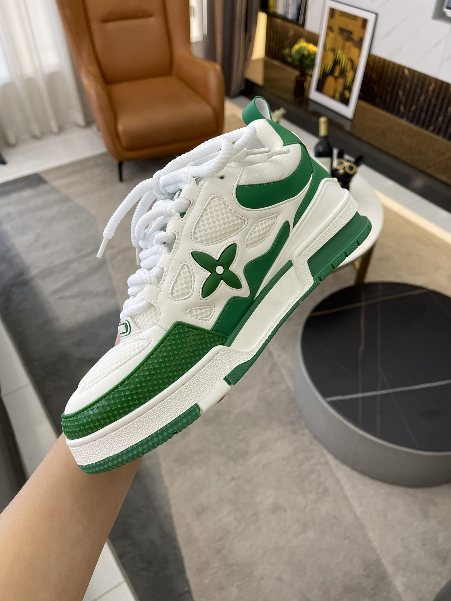Men Women L*ouis V*uitton Top Sneakers