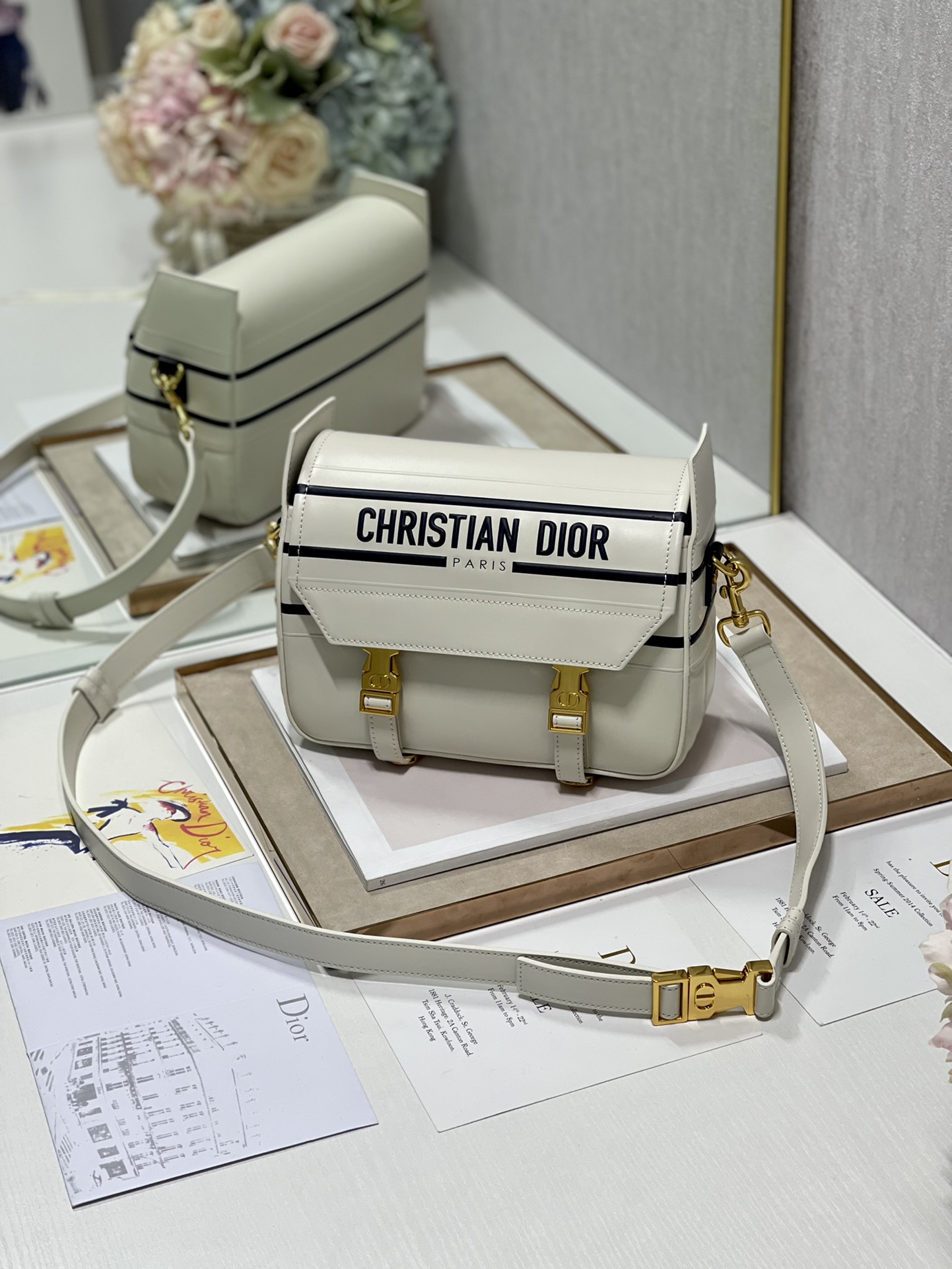 D*ior Bag Top Quality 24*9.5*19CM