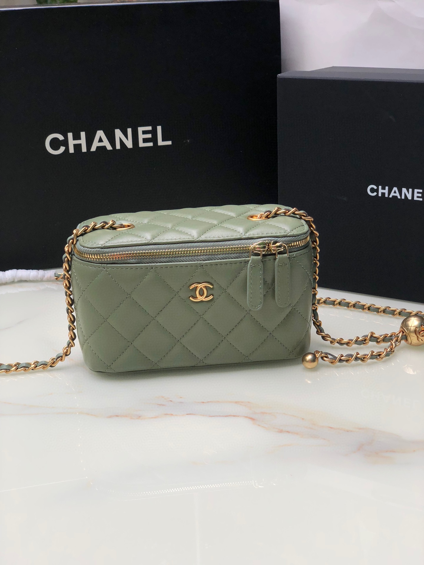 C*hanel Top Bag 17*9.5*8CM
