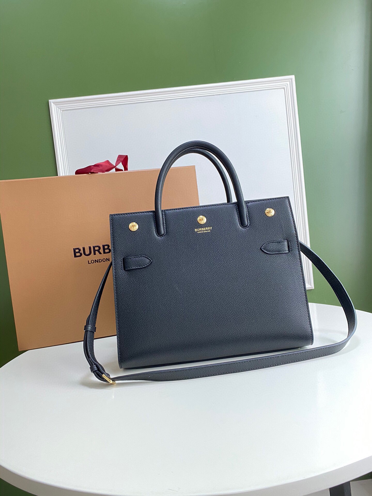 B*urberry Top Bag 34*15*25cm