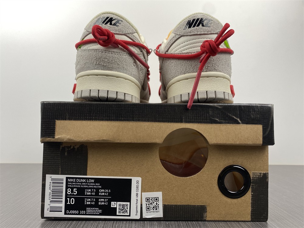 from O*ff-W*hite x Nike Dunk Low
