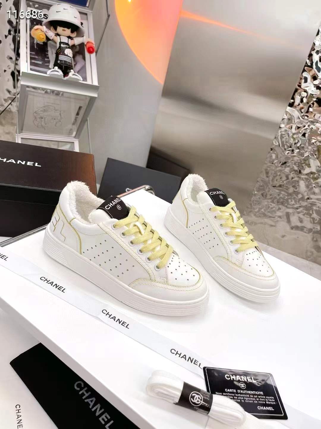 Men Women C*hanel Top Sneaker