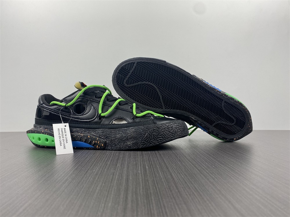 from Nike Blazer Low x O*ff-W*hite Black / Green