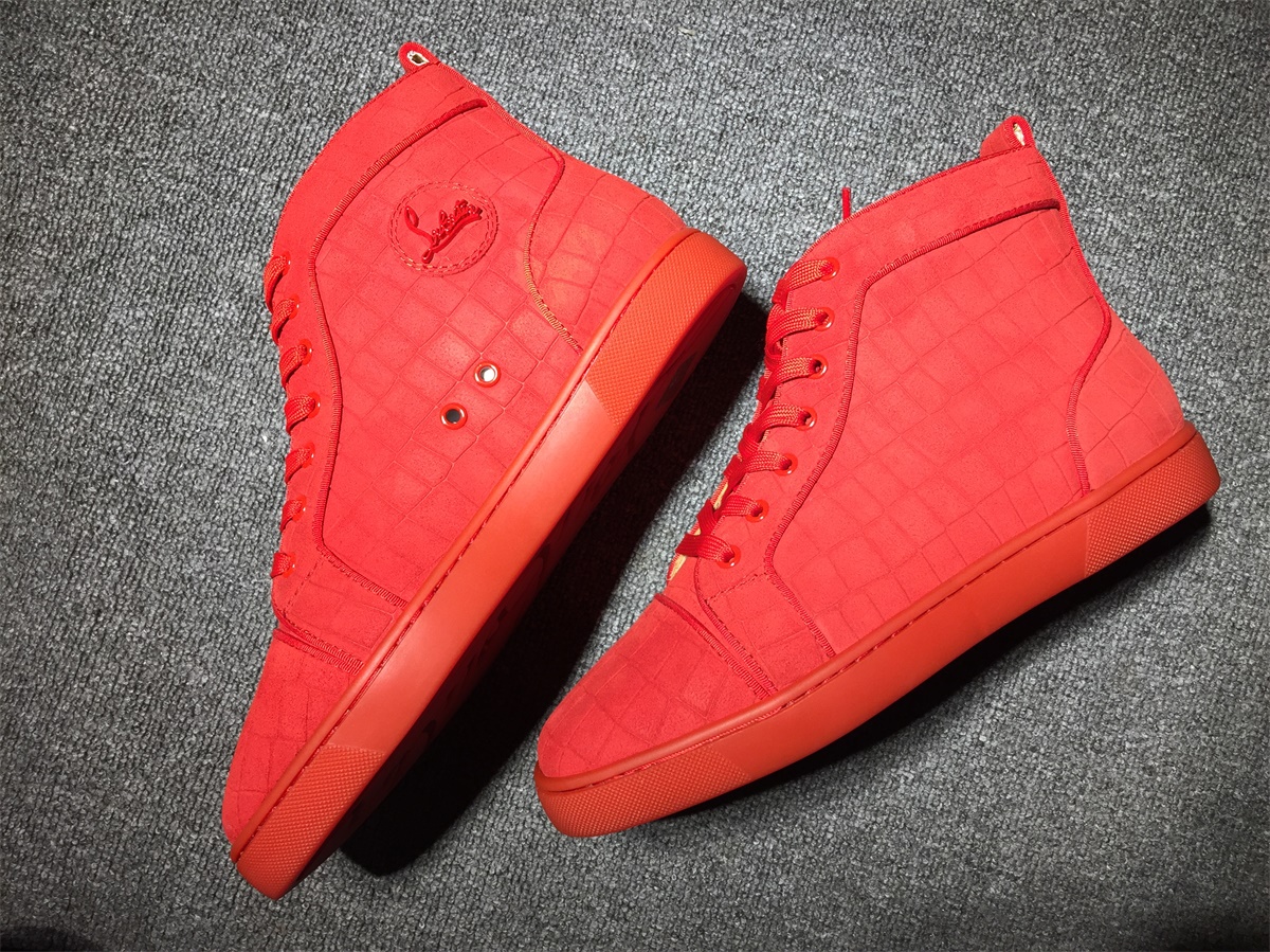 C*ristian L*uboutin Suede Leather Sneaker