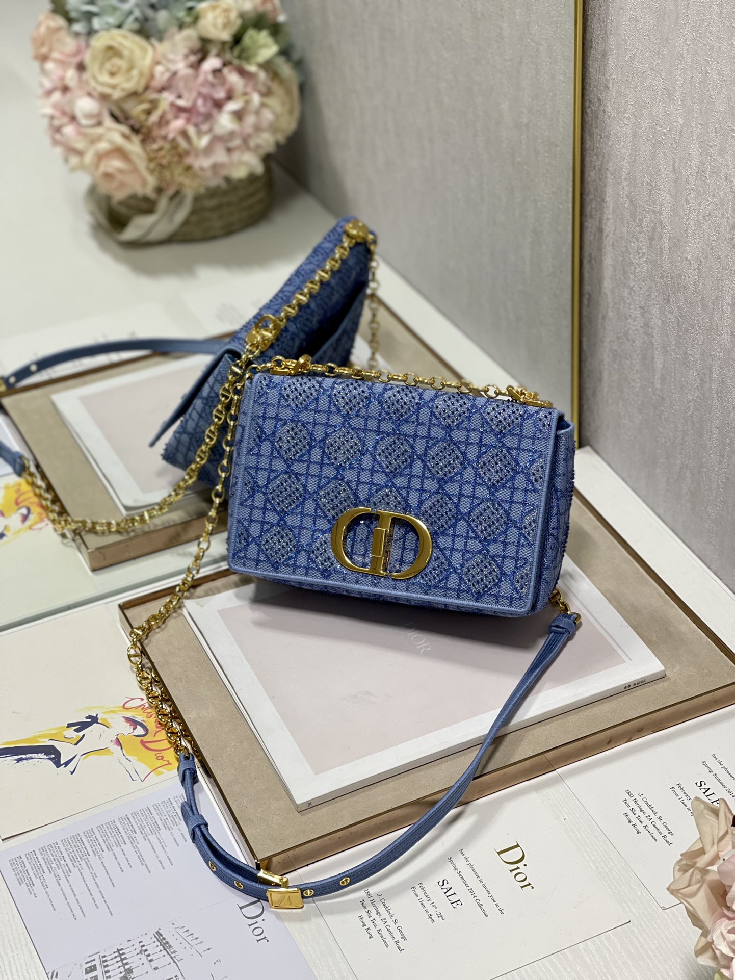 D*ior Top Bag 25CM
