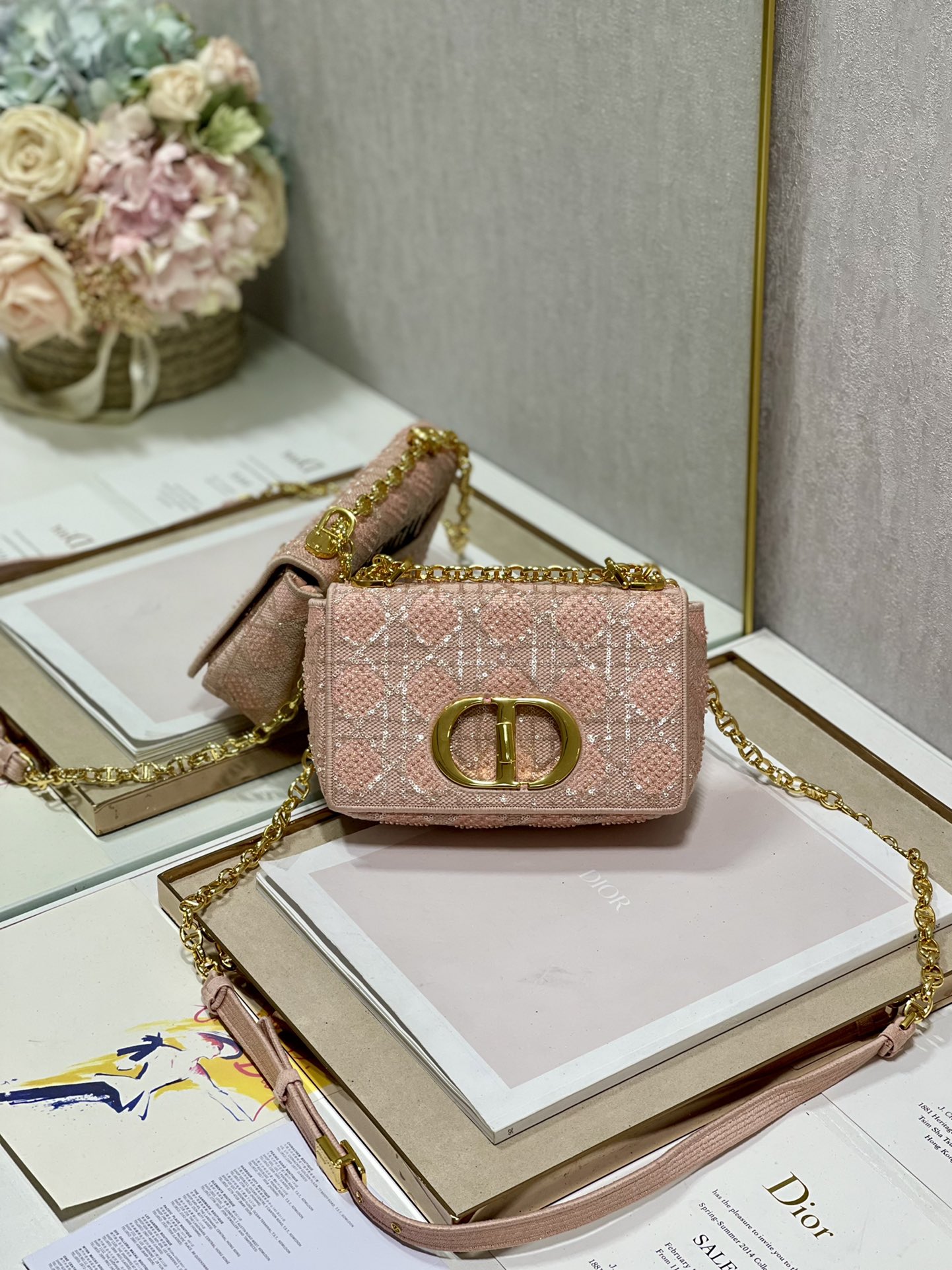 D*ior Top Bag 25CM