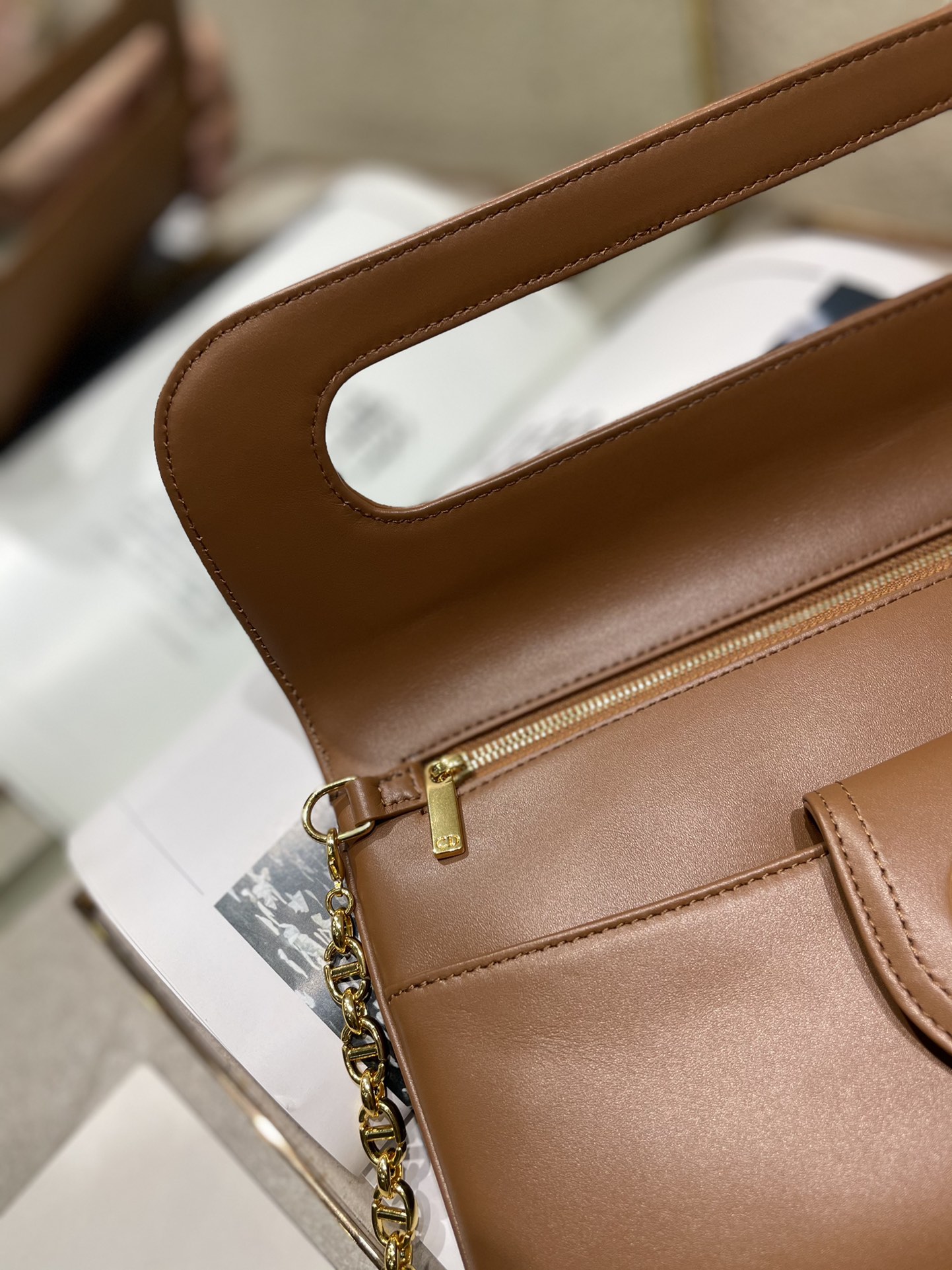 D*ior Top Bag