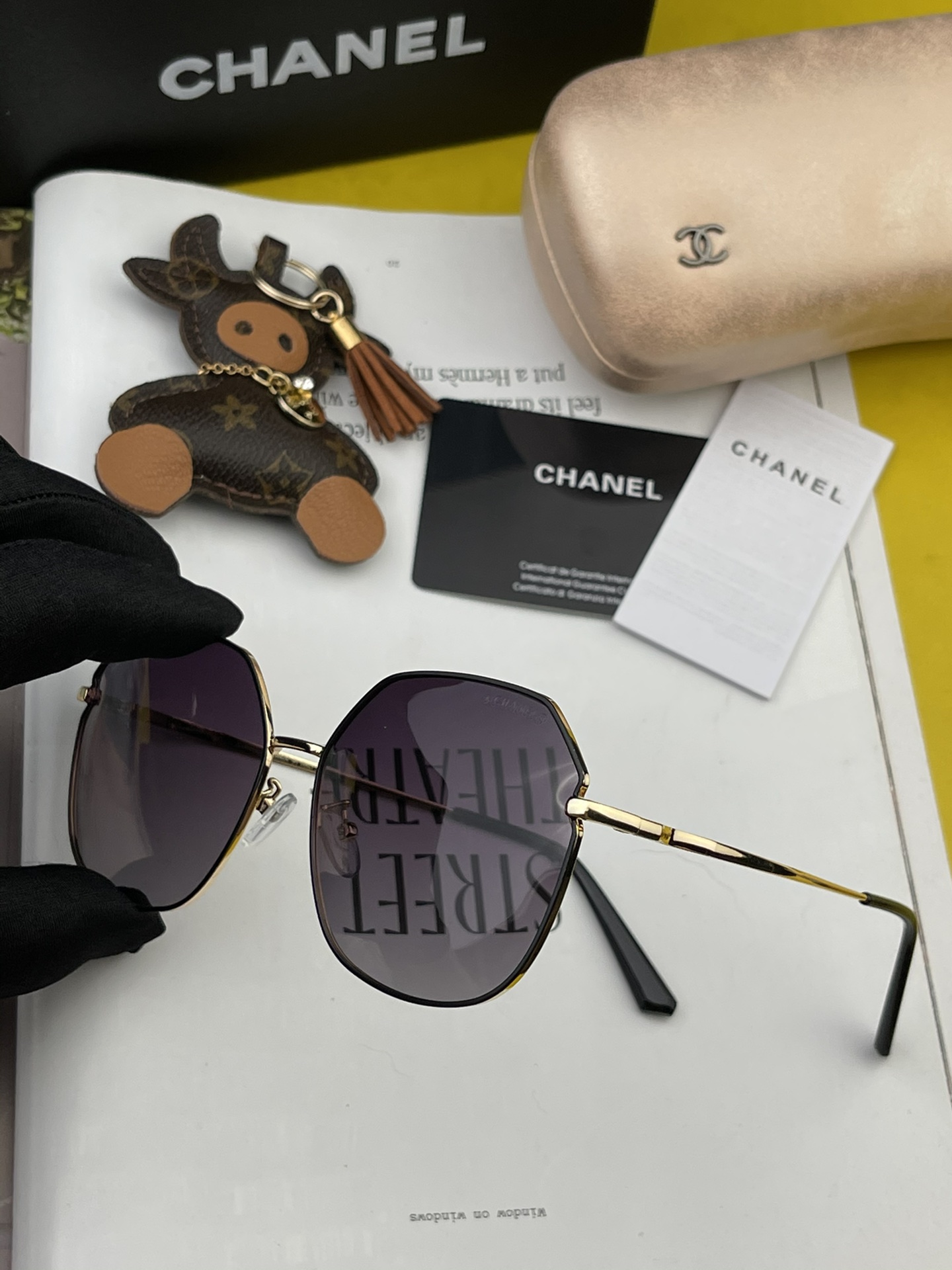 C*hanel Glasses Top