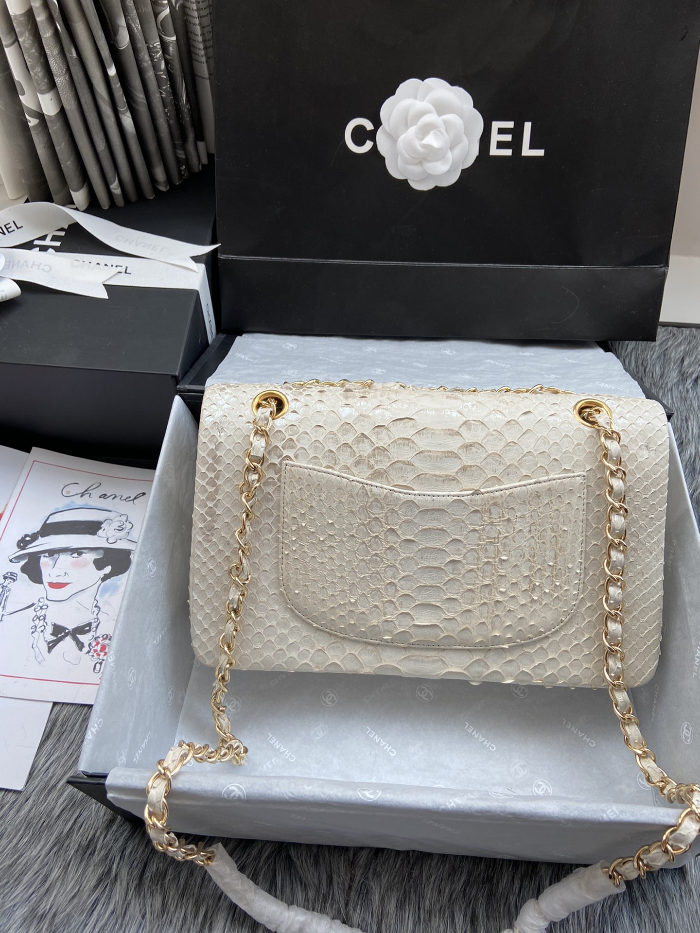 C*hanel Top Bag 25.5*7*16CM