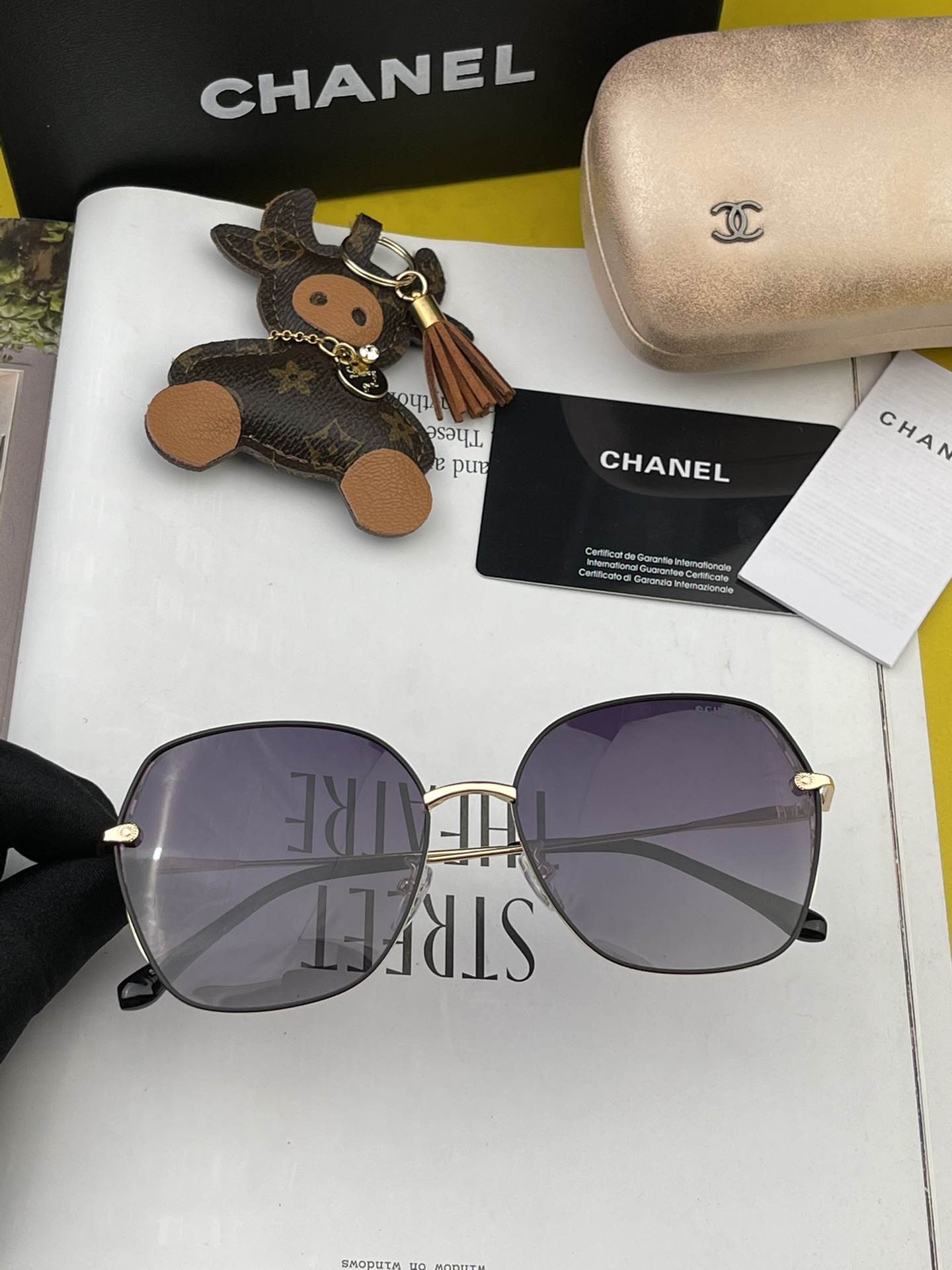 C*hanel Glasses Top