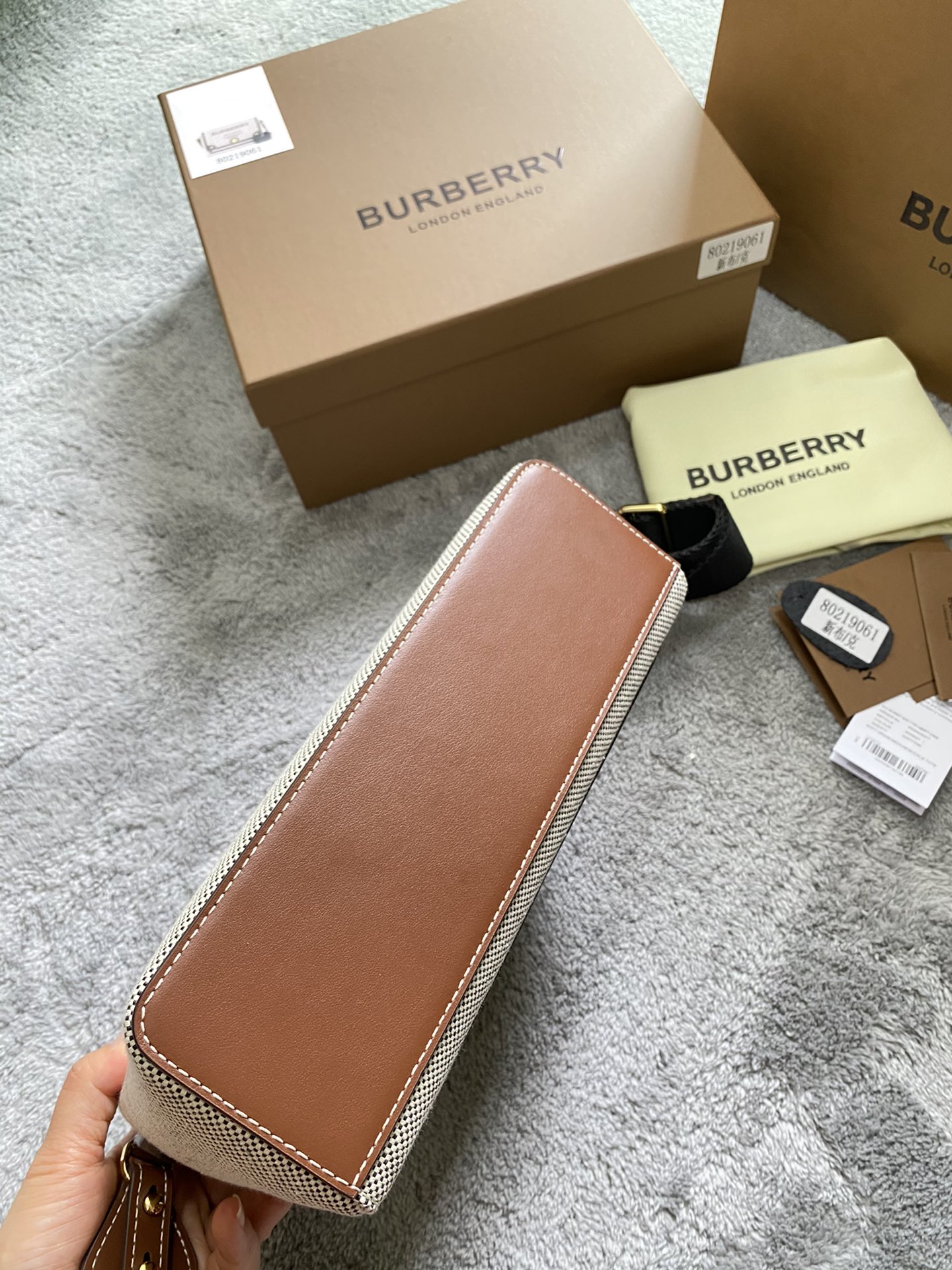 B*urberry Bag Top Quality 25*8.5*18CM
