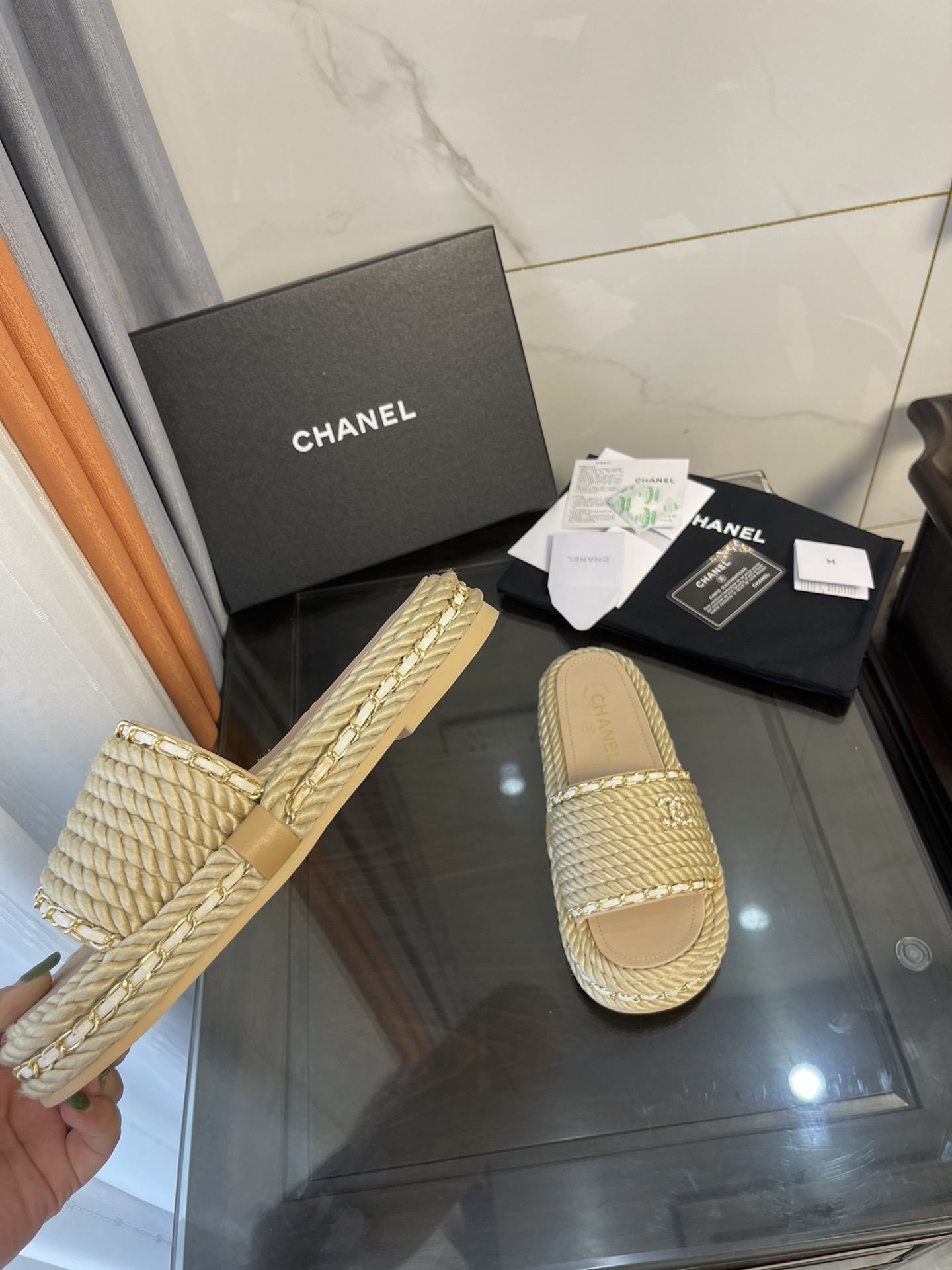 Women C*hanel Top Sandals