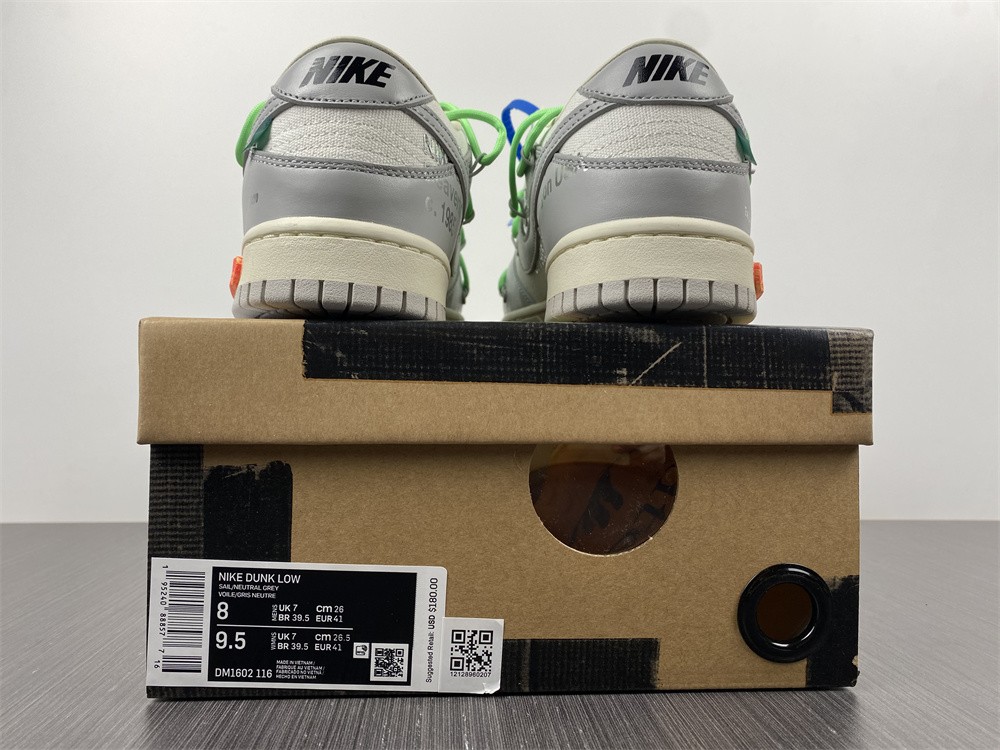 from O*ff-W*hite x Nike Dunk Low