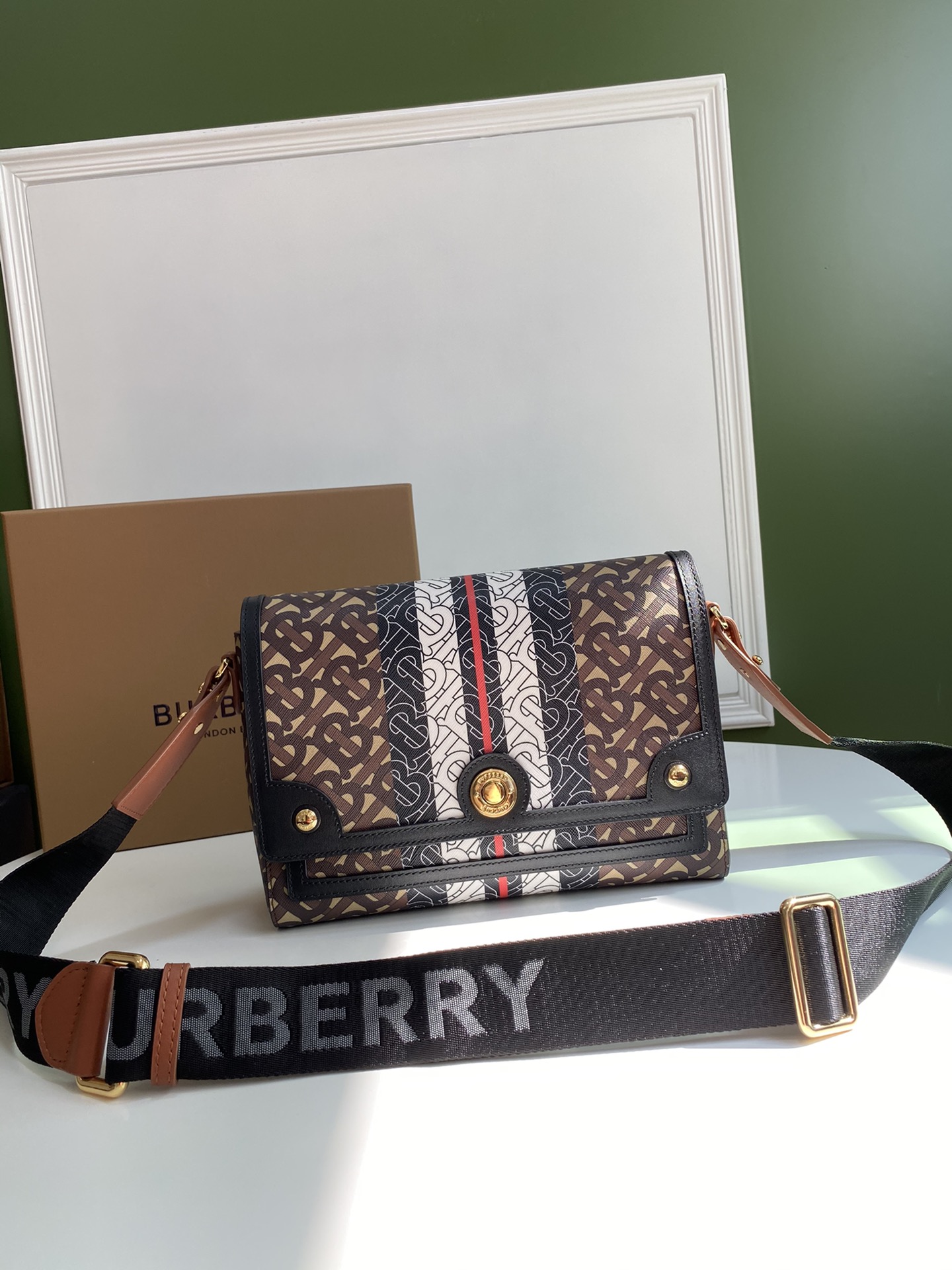 B*urberry Bag Top Quality 25*8.5*18CM