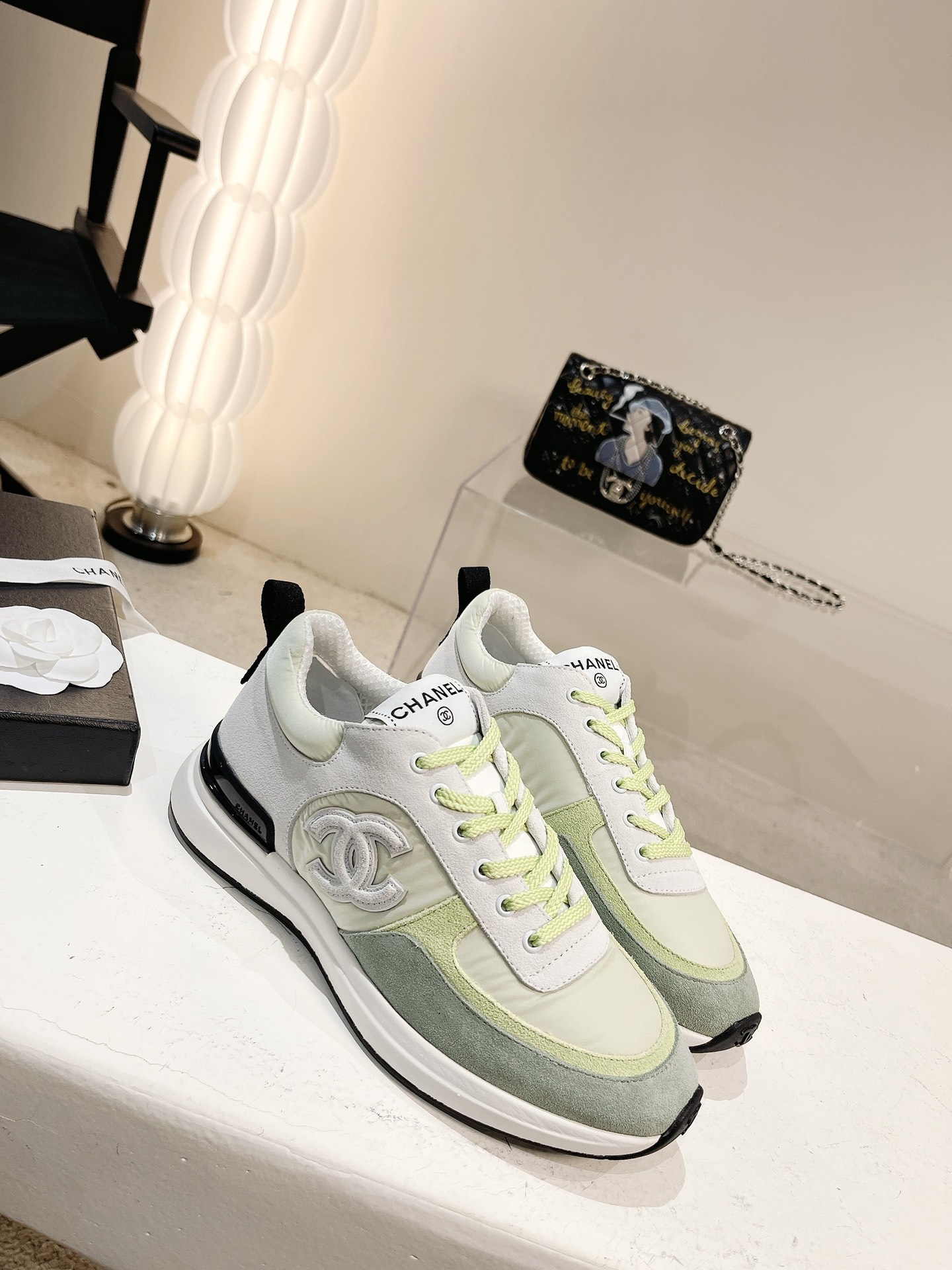 Women C*hanel Top Sneaker