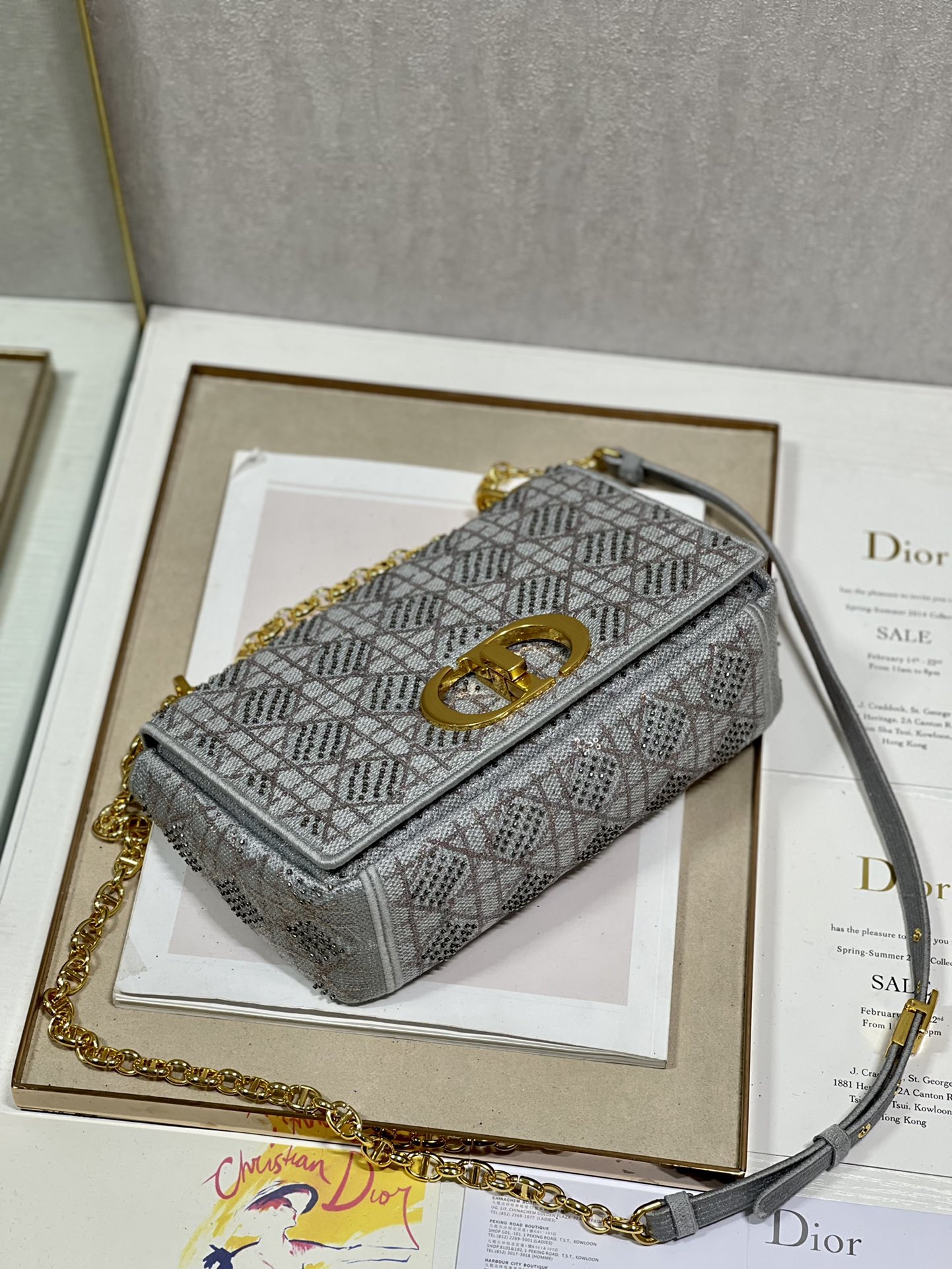 D*ior Top Bag 25CM