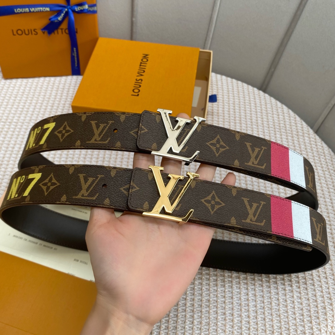 L*ouis V*uitton Belts Top Quality 40MM