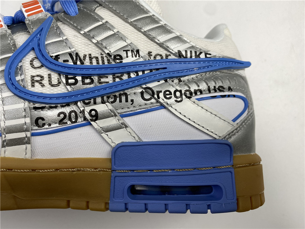 from OFF-WHITE x Nike Air Rubber Dunk “Green Strike” CU6015100