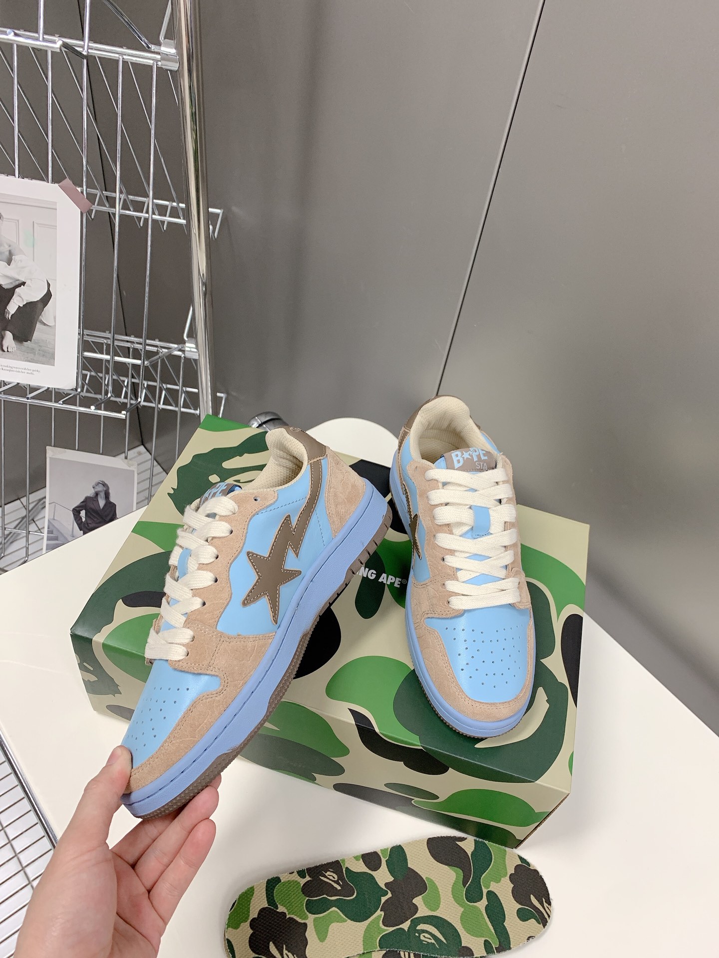 Men Women B*ape Top Sneaker
