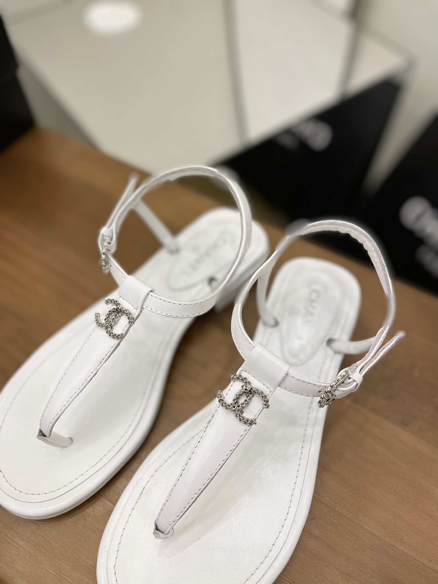Women C*hanel Top Sandals