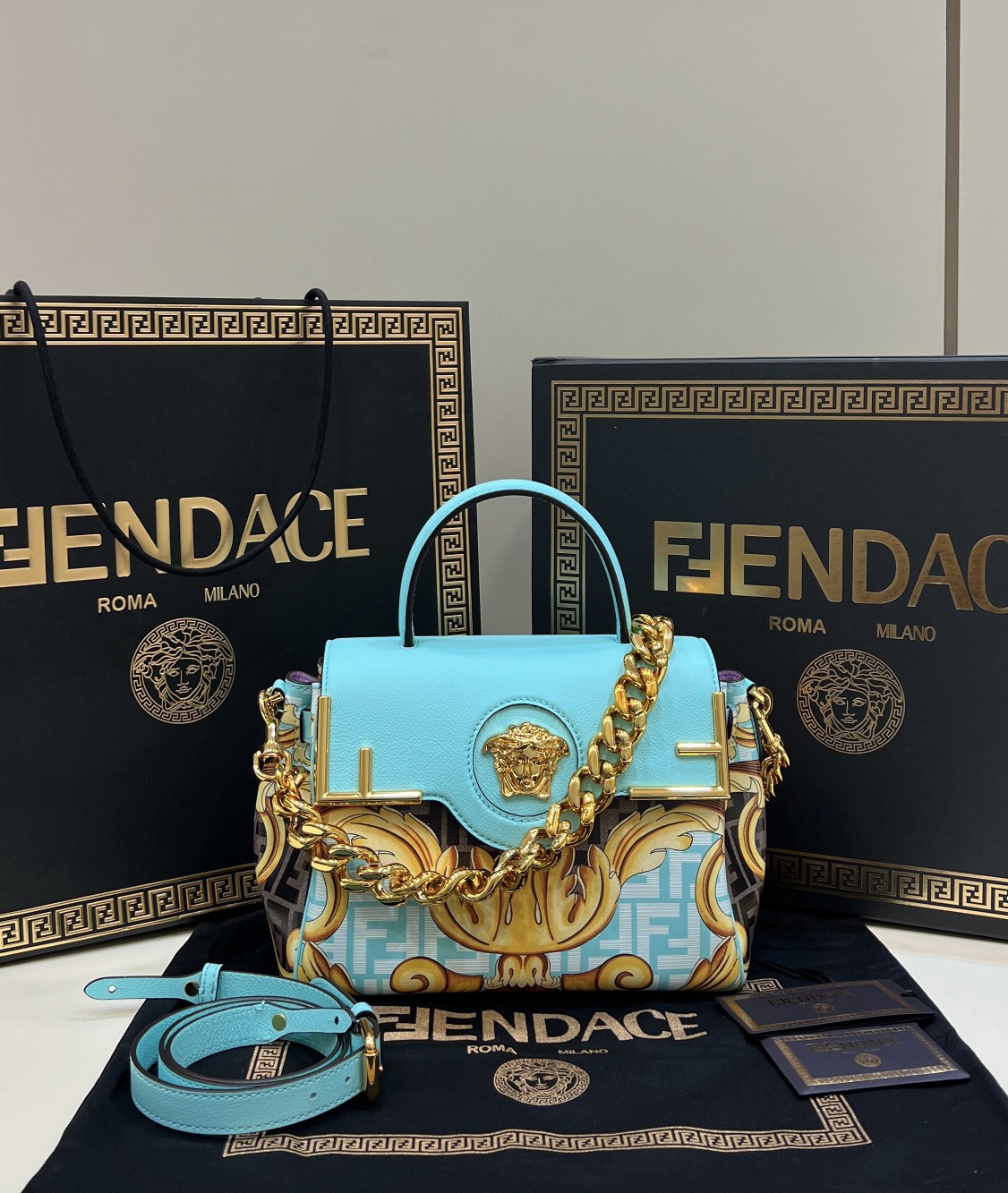 F*endi Bag Top Quality 25*15*22CM