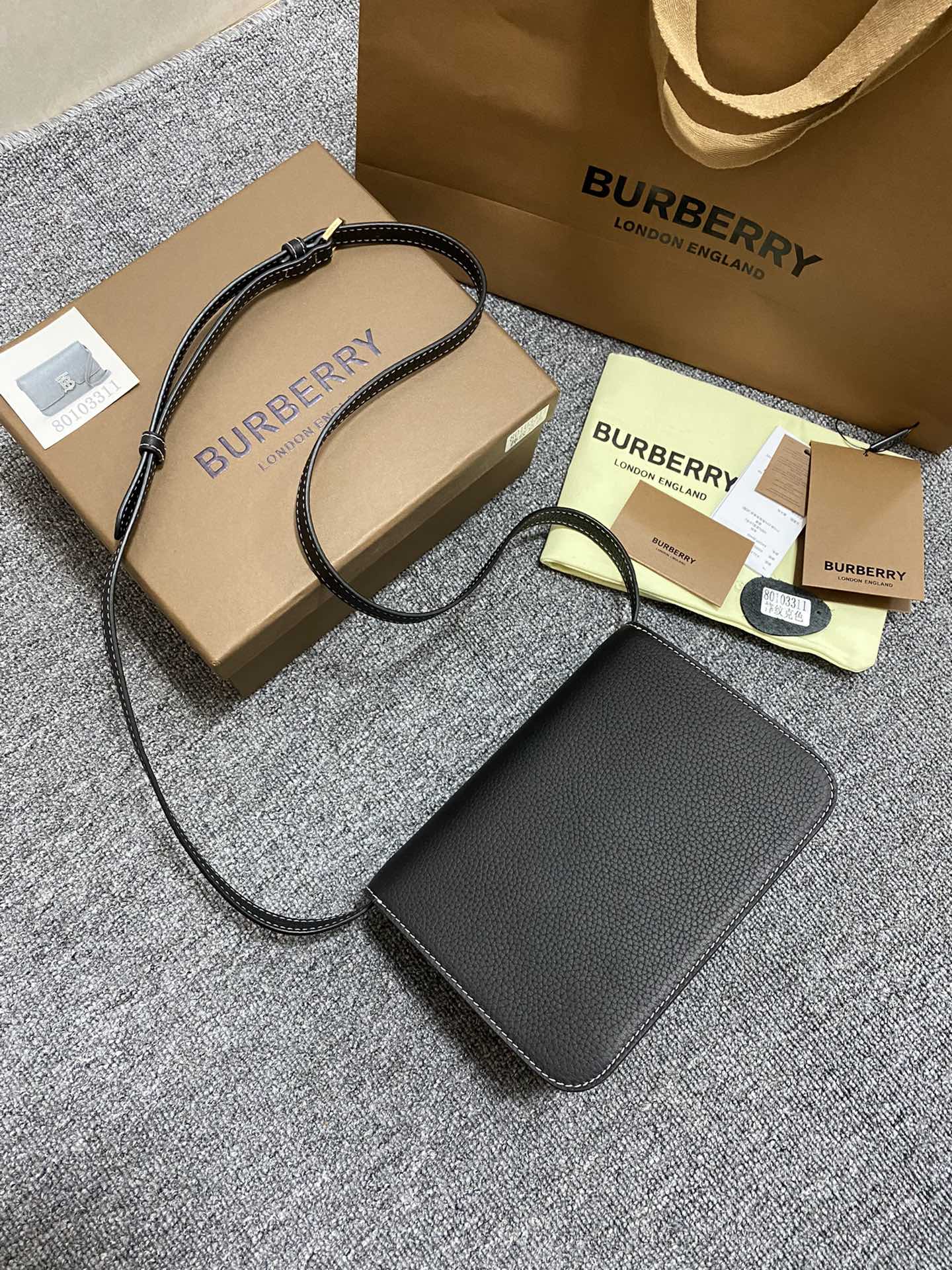 B*urberry Bag Top Quality 21*6*16CM
