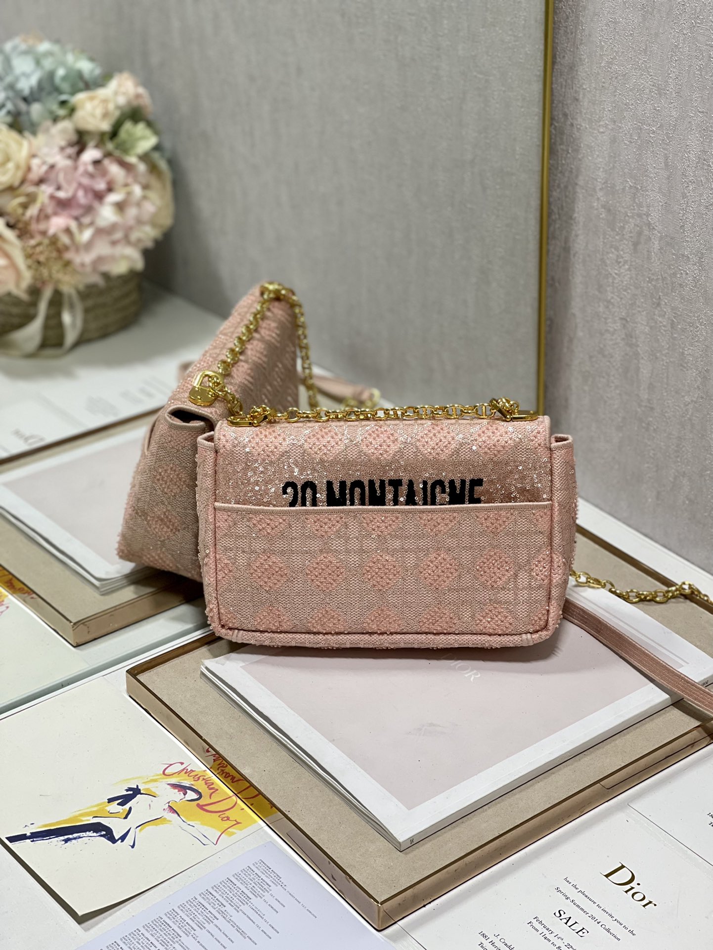 D*ior Top Bag 25CM