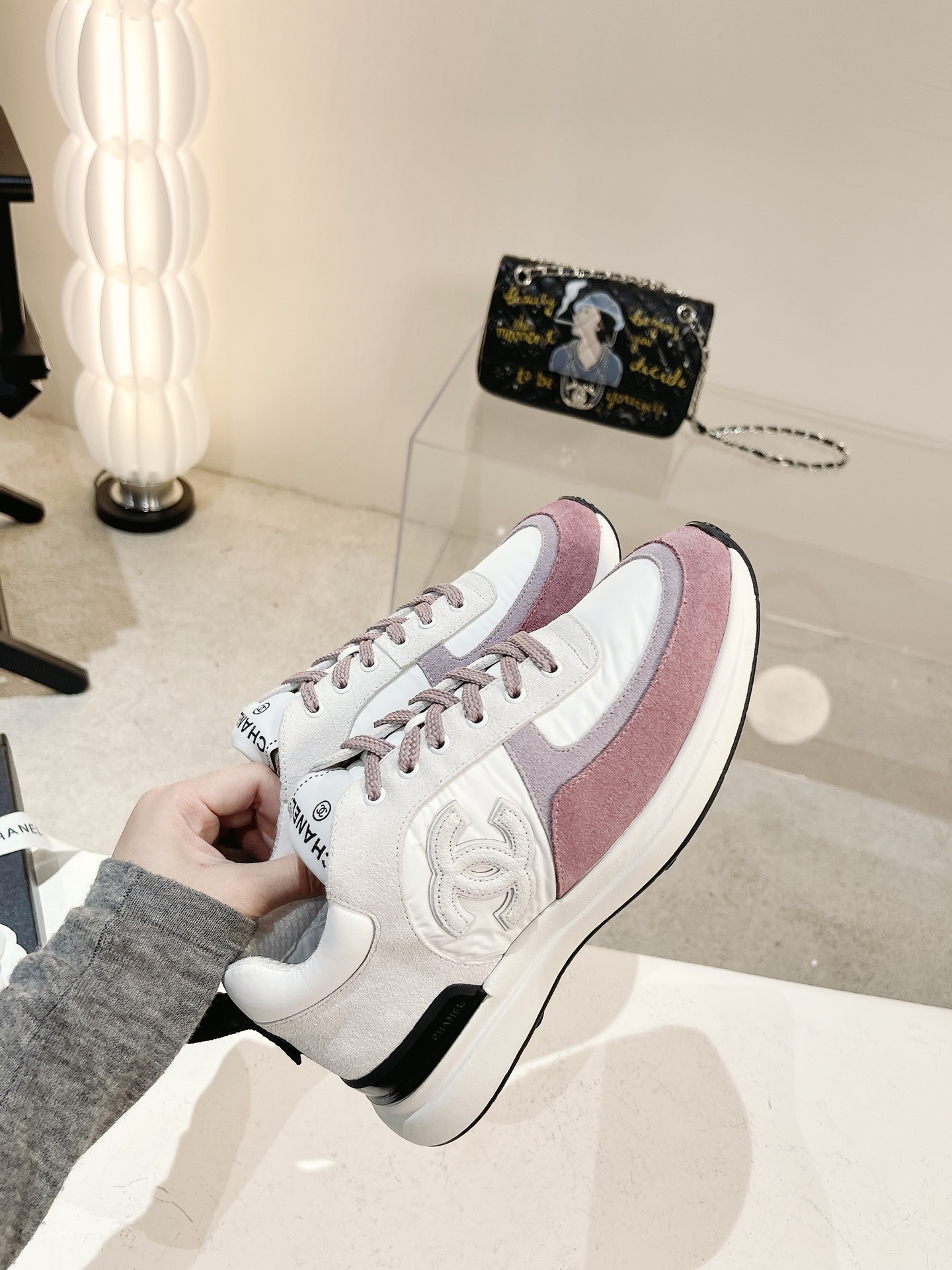 Women C*hanel Top Sneaker