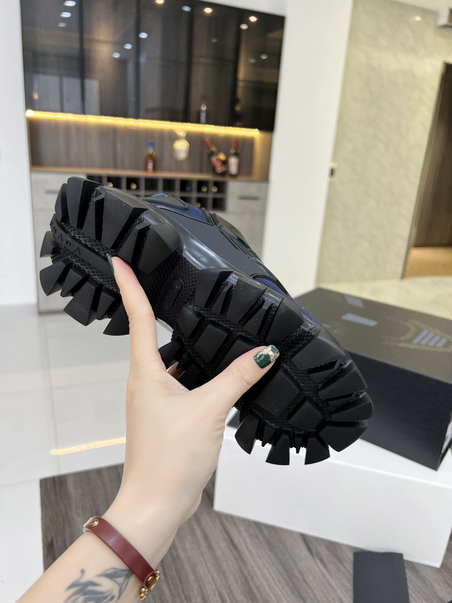 Men Women P*rada Top Sneaker