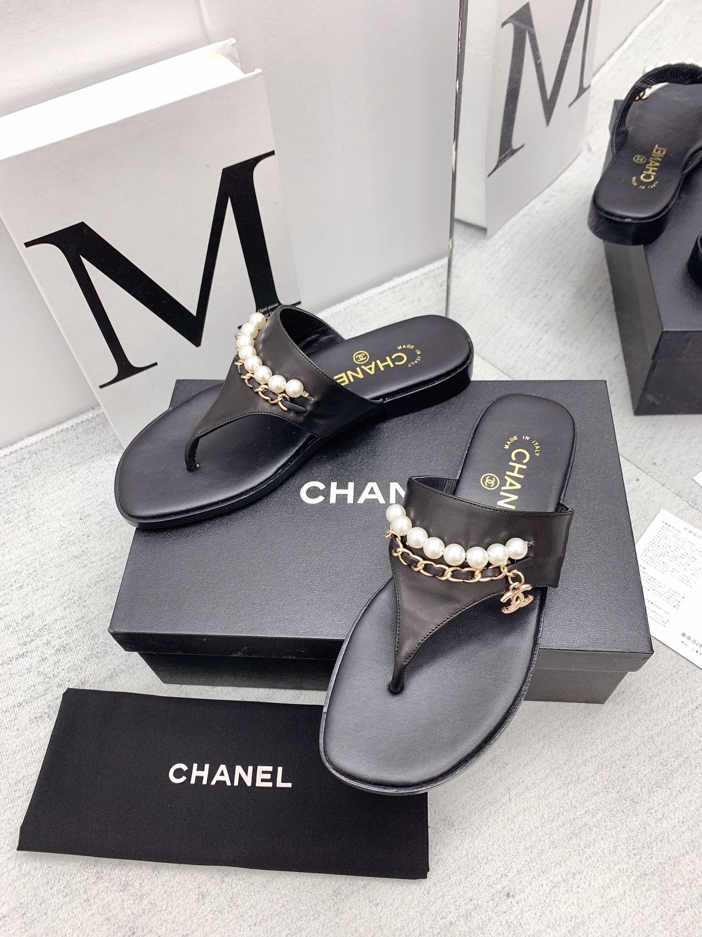 Women C*hanel Top Sandals