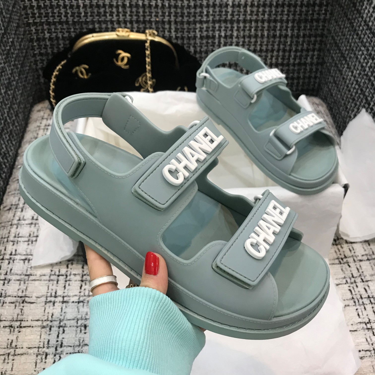 Women C*hanel Top Sandals
