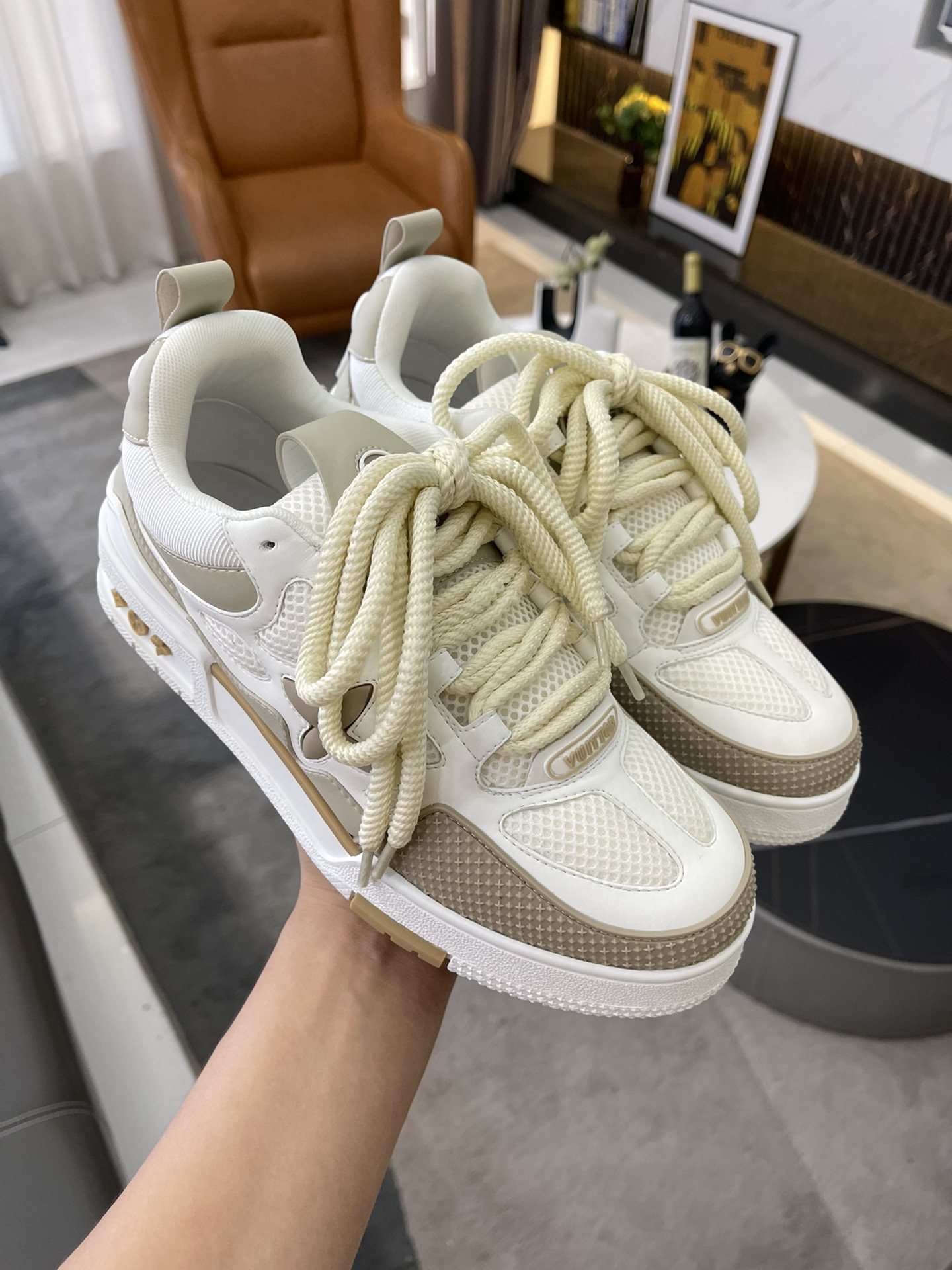 Men Women L*ouis V*uitton Top Sneakers
