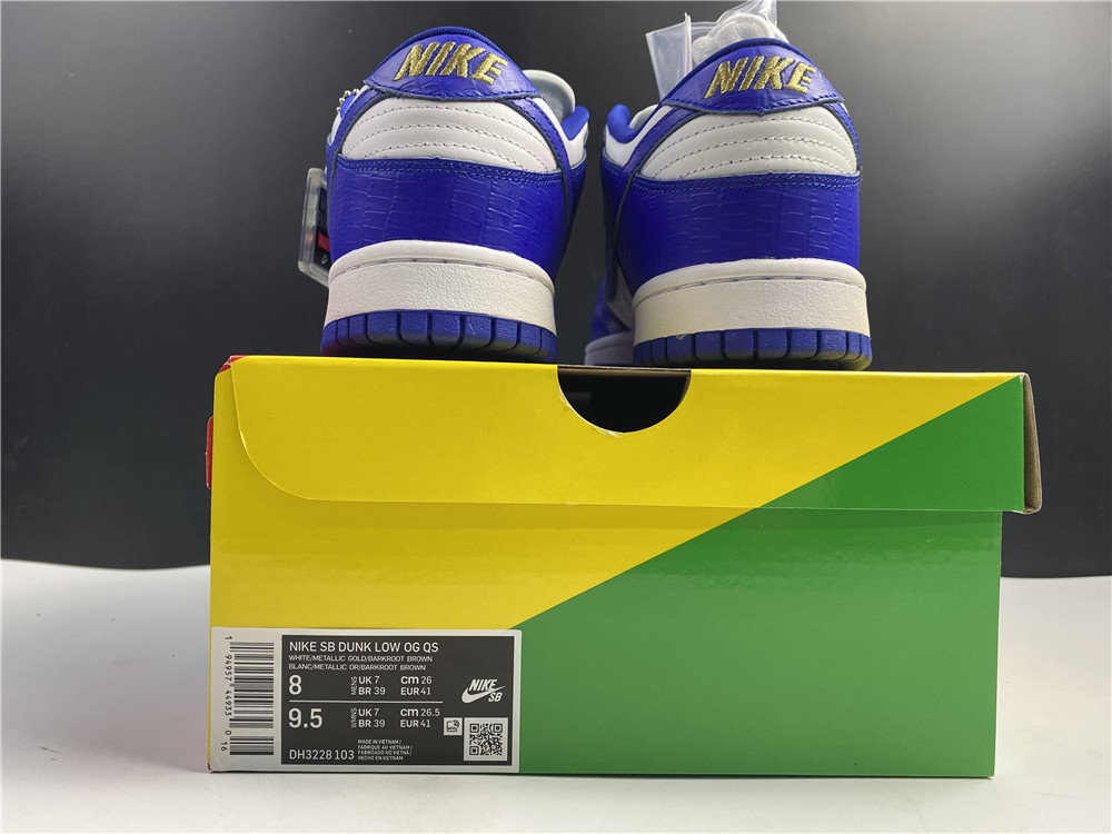 from Supreme x Nike SB Dunk Low DH3228-100