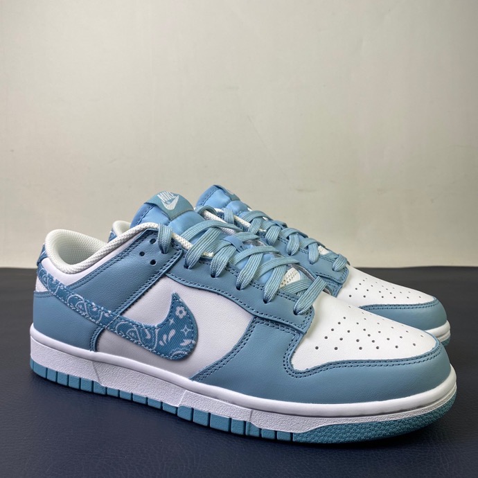 from Nike Dunk Low βBlue Paisleyβ DH4401-101