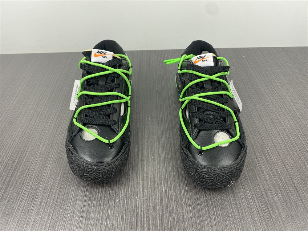 from Nike Blazer Low x O*ff-W*hite Black / Green
