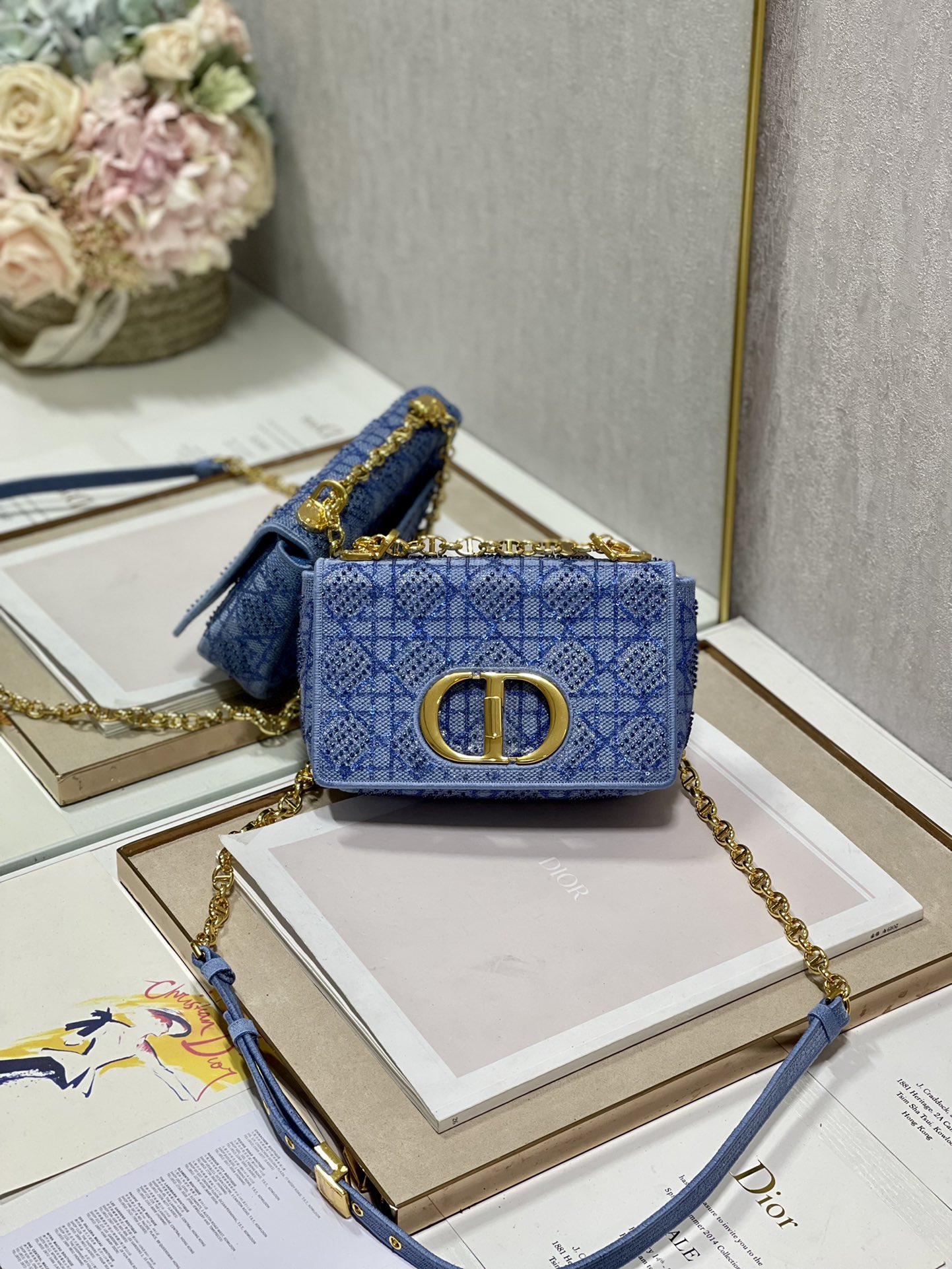 D*ior Top Bag 25CM