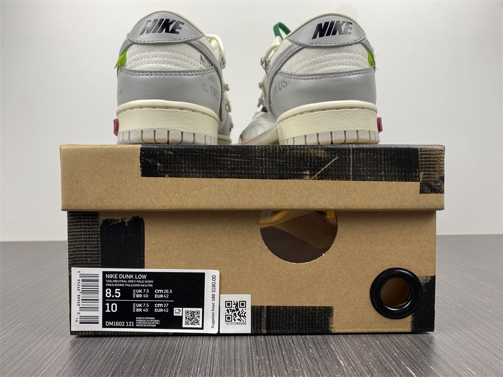from O*ff-W*hite x Nike Dunk Low