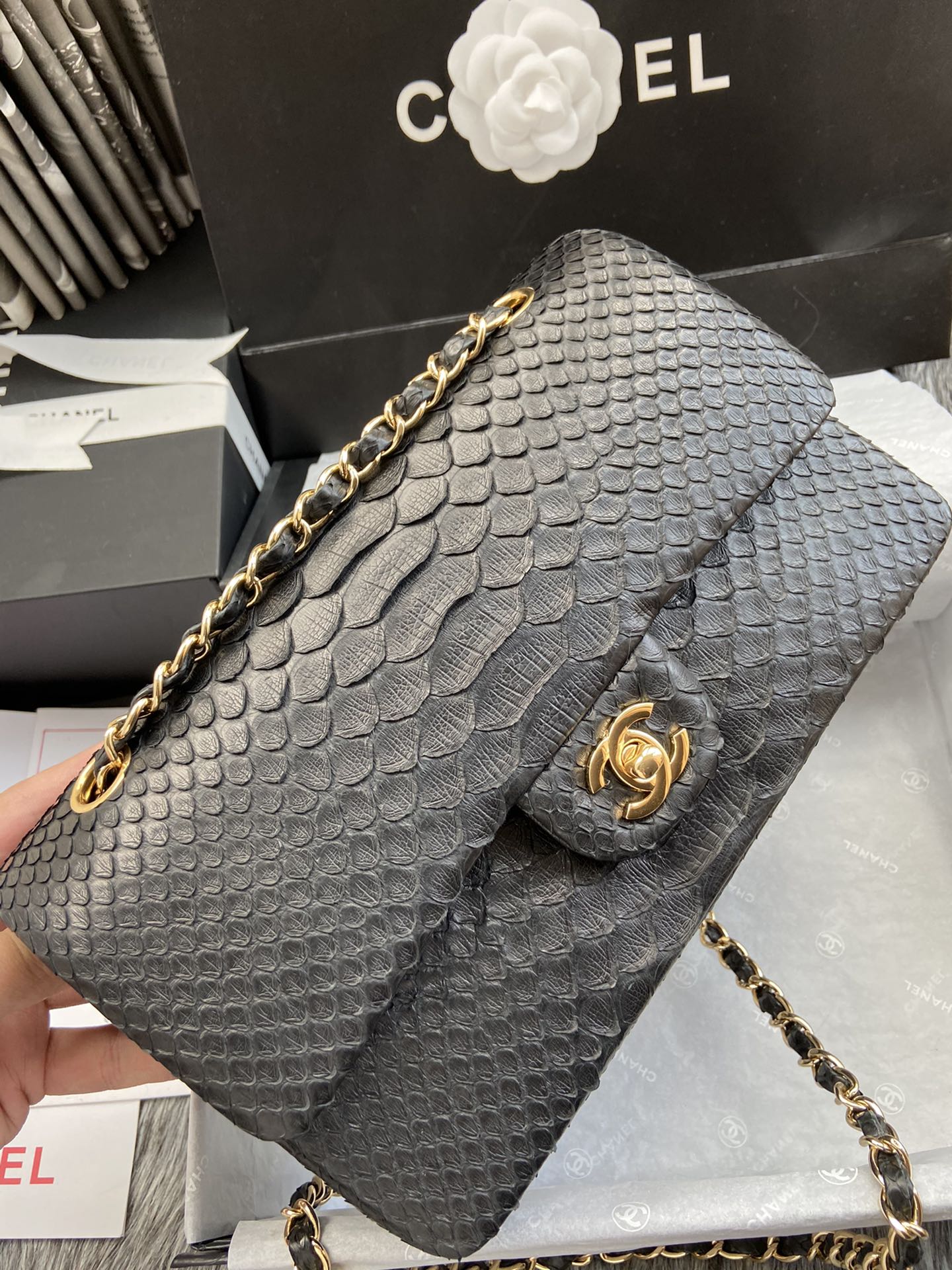 C*hanel Top Bag 25.5*7*16CM