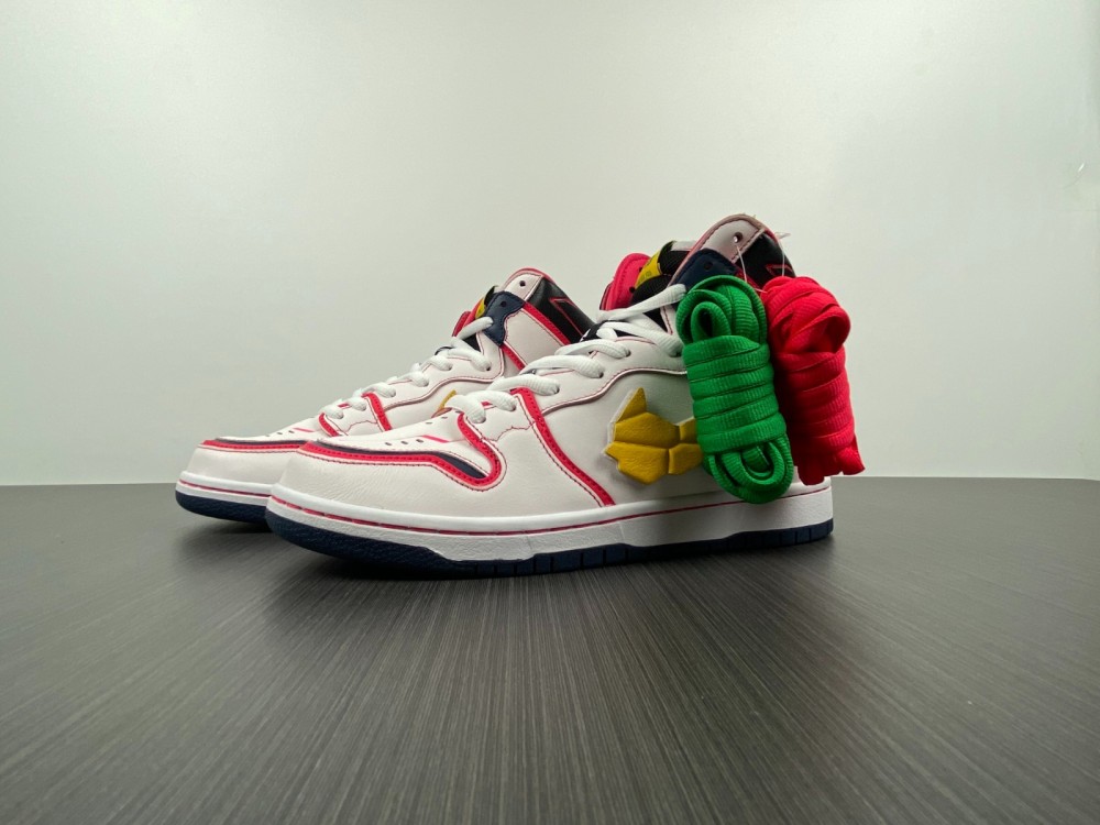 from Gundam x Nike SB Dunk High DH7717-100